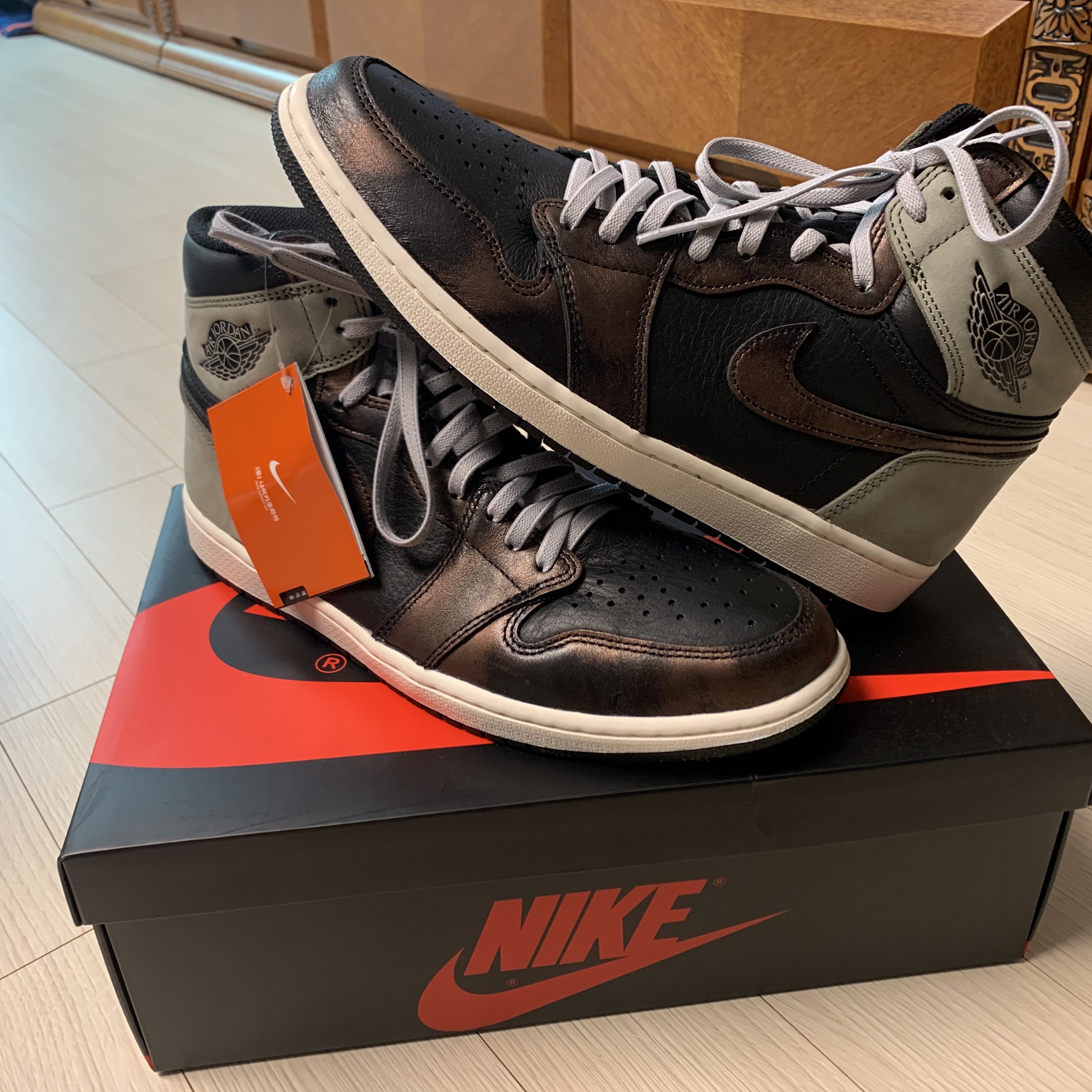 Jordan 1 Retro High OG Rust Shadow 착용 스타일 - 1
