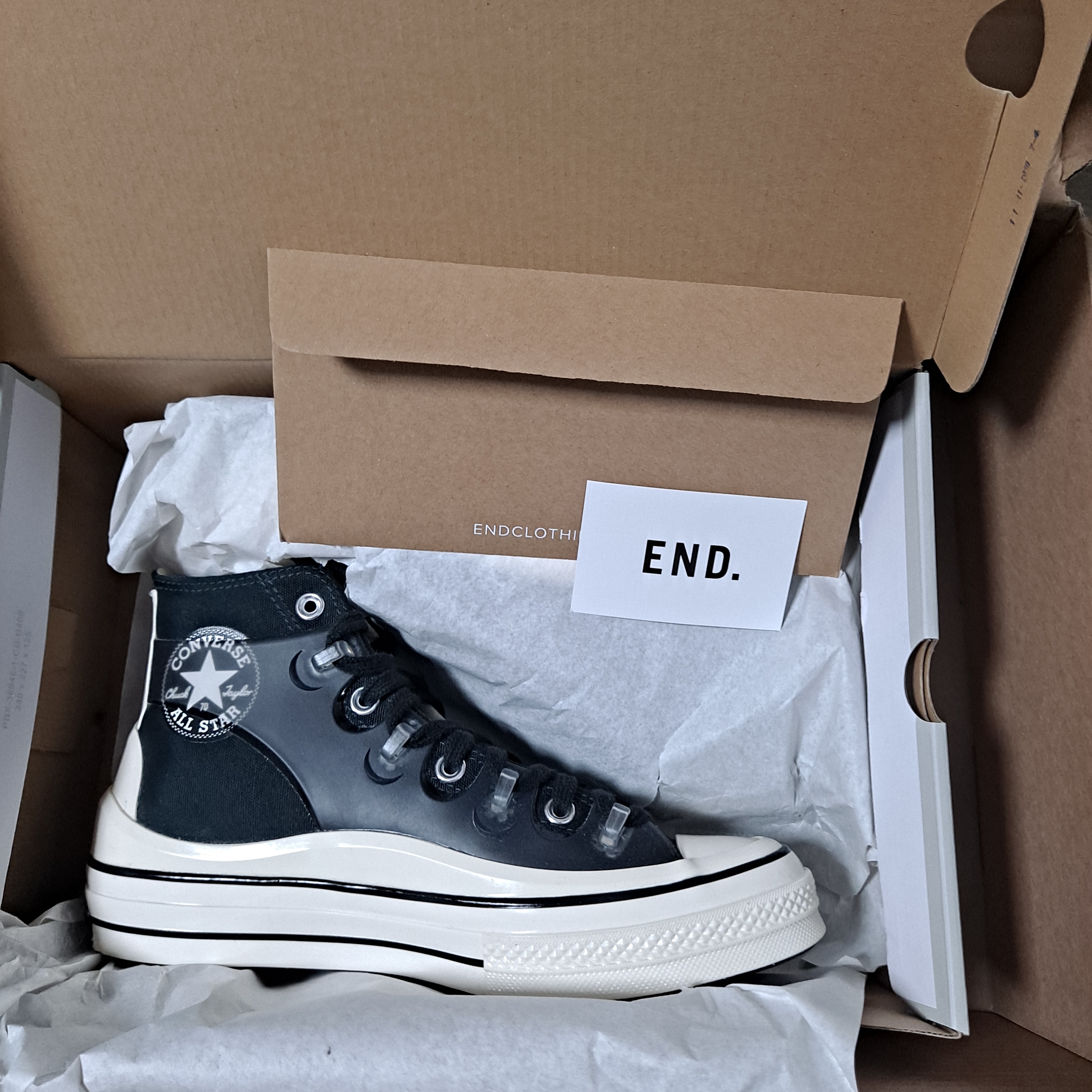 Converse x Kim Jones Chuck 70 Utility Wave High Black 착용 스타일