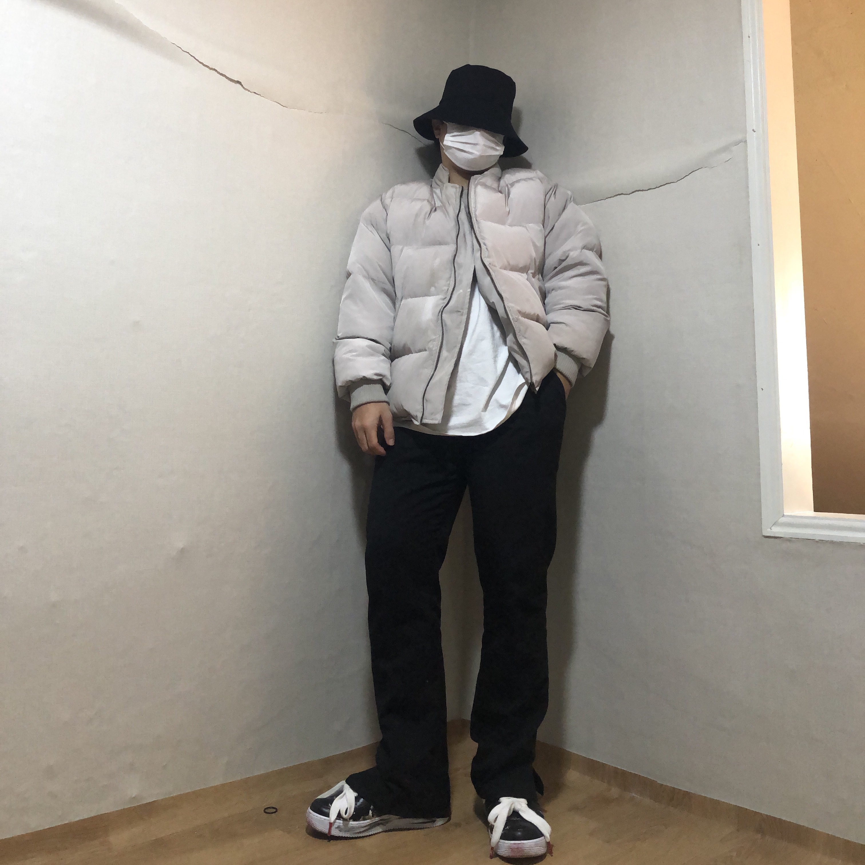 Nike x Peaceminusone Air Force 1 Low Para-Noise 착용 스타일