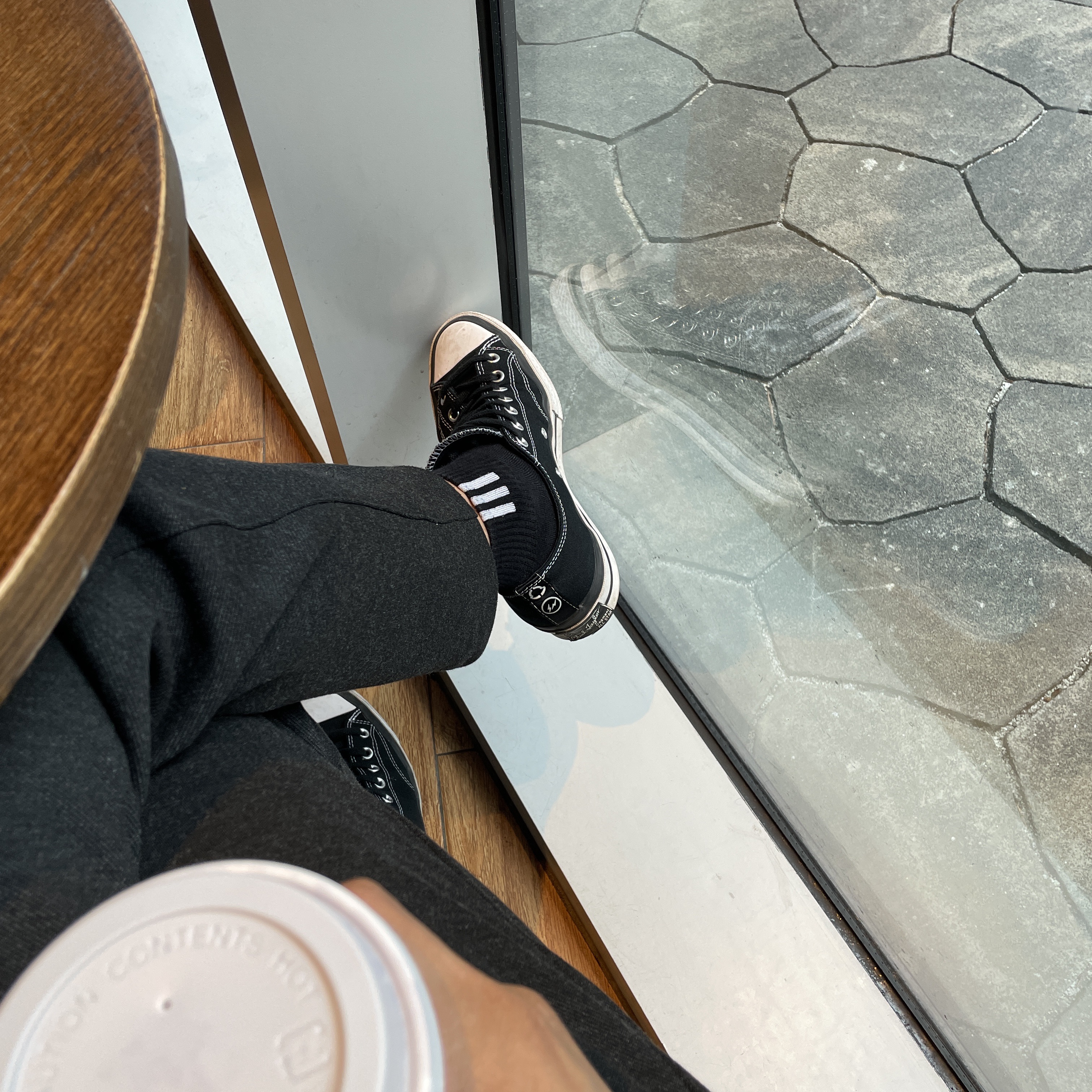 Converse x Moncler x Fragment Chuck 70 Ox Black 착용 스타일