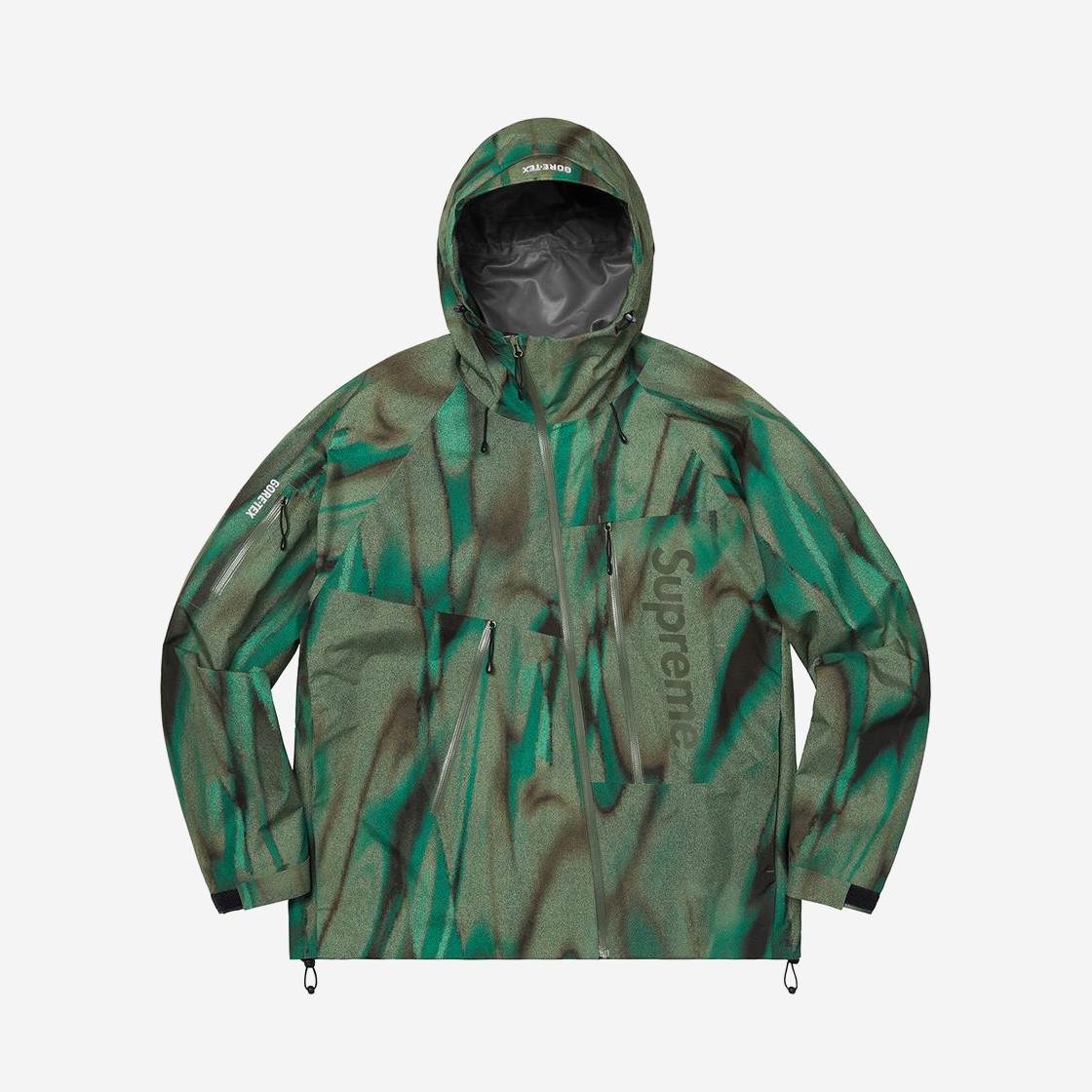 Supreme Gore-Tex Paclite Shell Jacket Olive Swirl - 21SS 상세 이미지 1