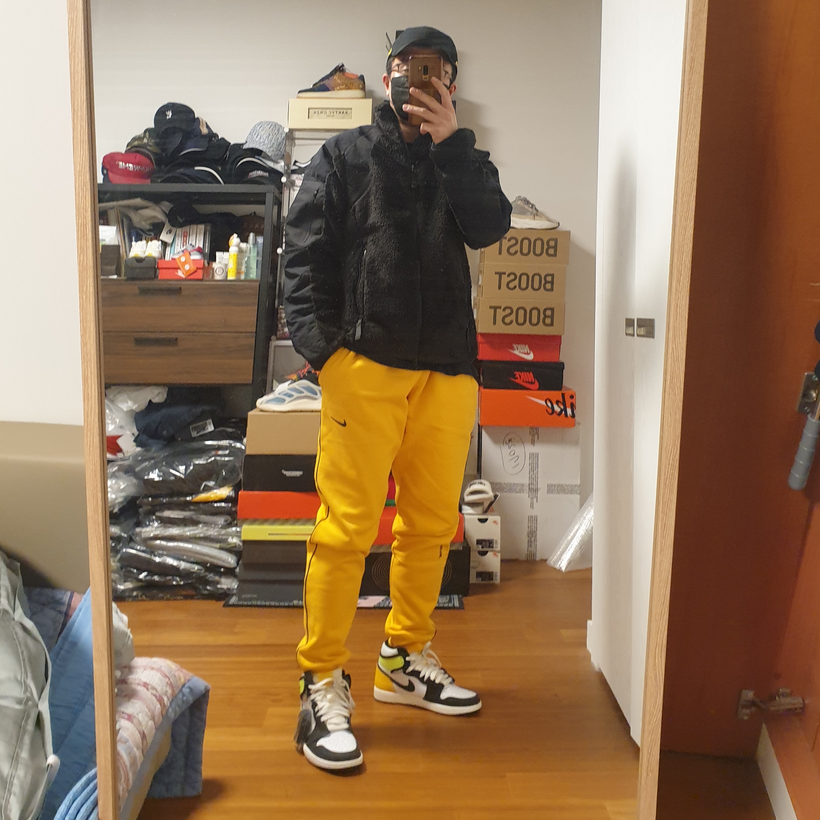 Nike x Drake Nocta NRG Polar Fleece Jacket - Asia, Nike x Drake Nocta Essential T-Shirt Black - US/EU 착용 스타일 - 5