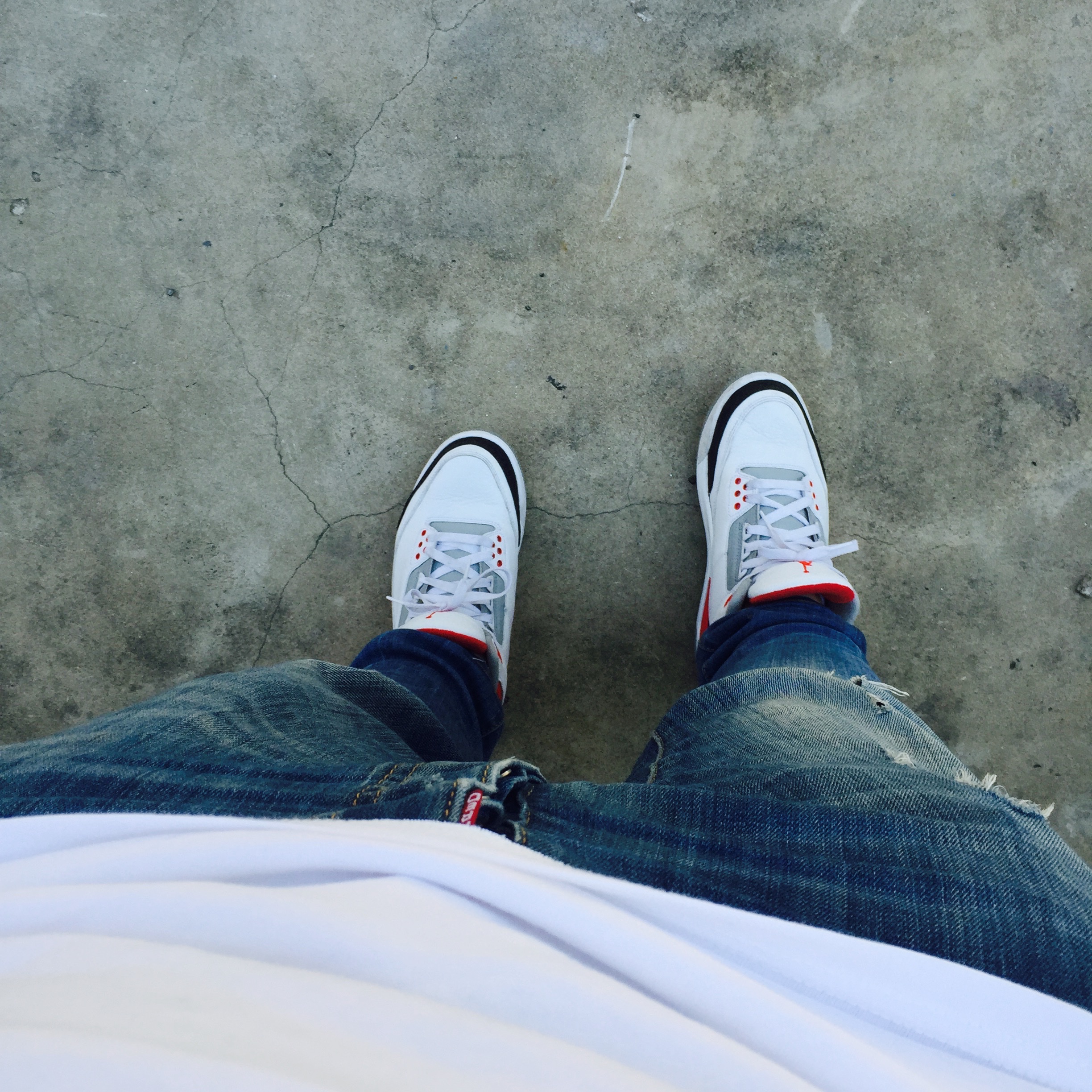 Jordan 3 Retro Fire Red 2013 착용 스타일
