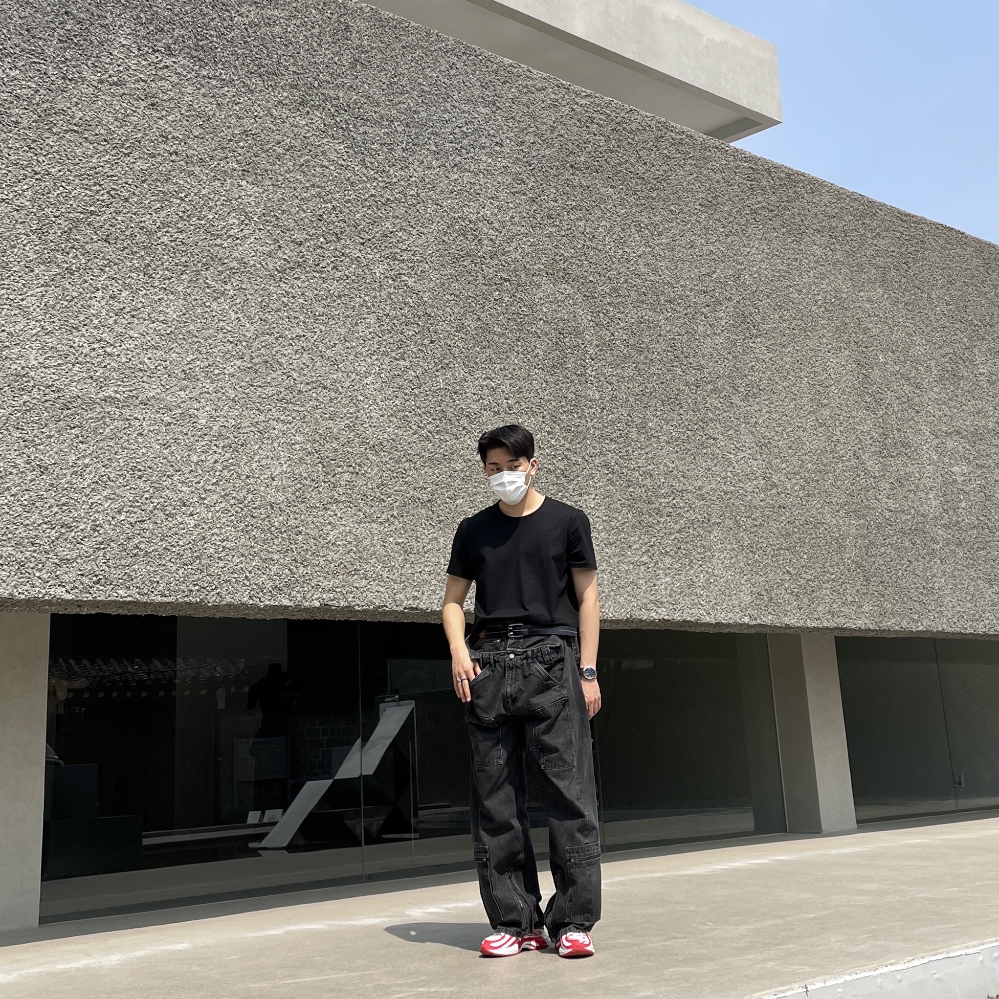 Reebok x Kanghyuk Premier Road Modern White Red  착용 스타일 - 2