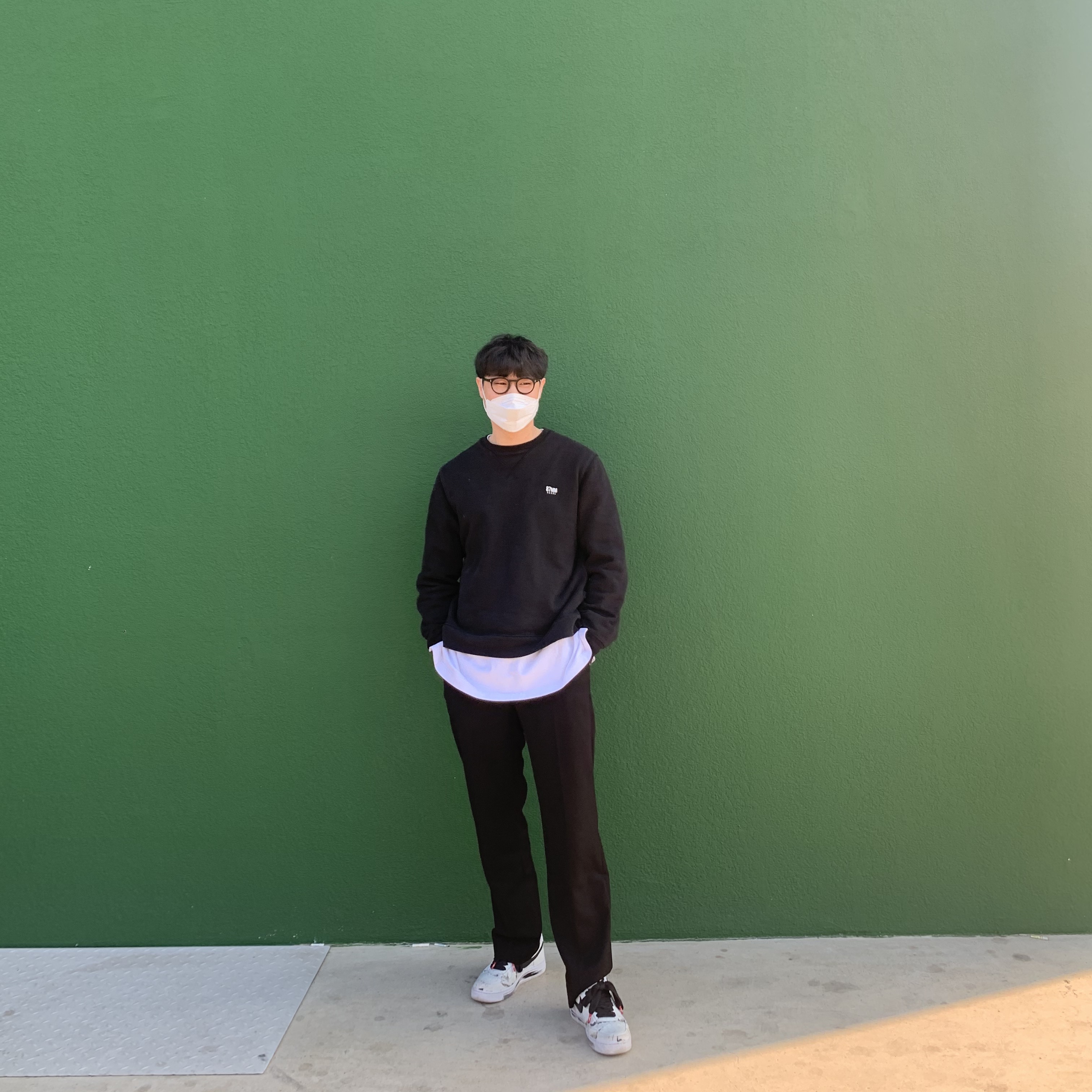 Nike x Peaceminusone Air Force 1 Low Para-Noise 2.0 착용 스타일