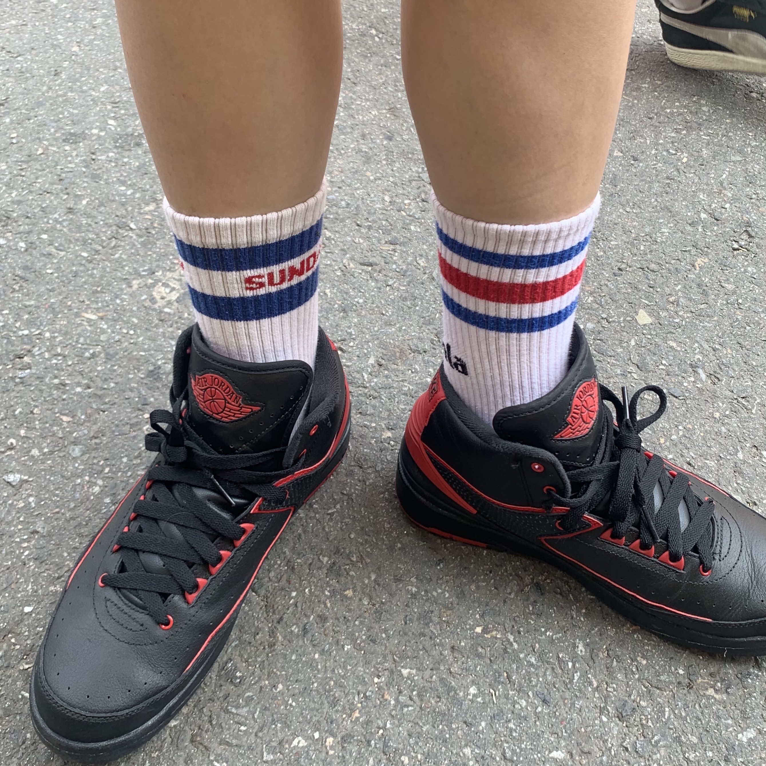 Jordan 2 Retro Alternate 87 착용 스타일 - 2