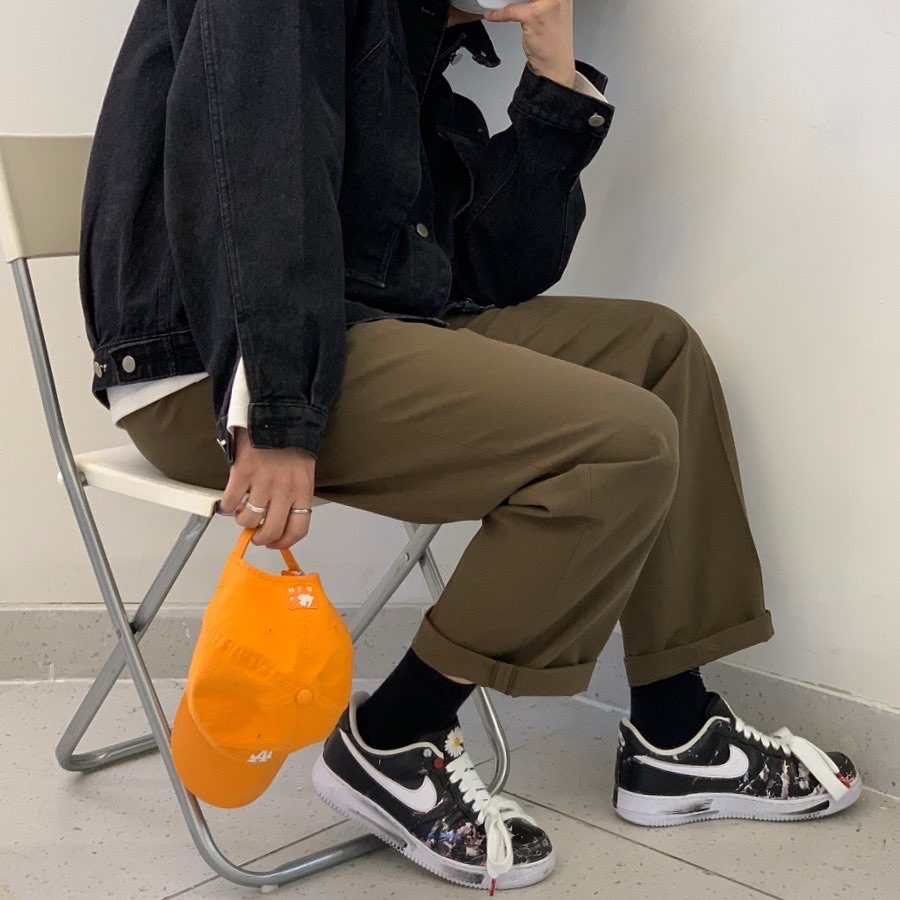 Nike x Peaceminusone Air Force 1 Low Para-Noise 착용 스타일
