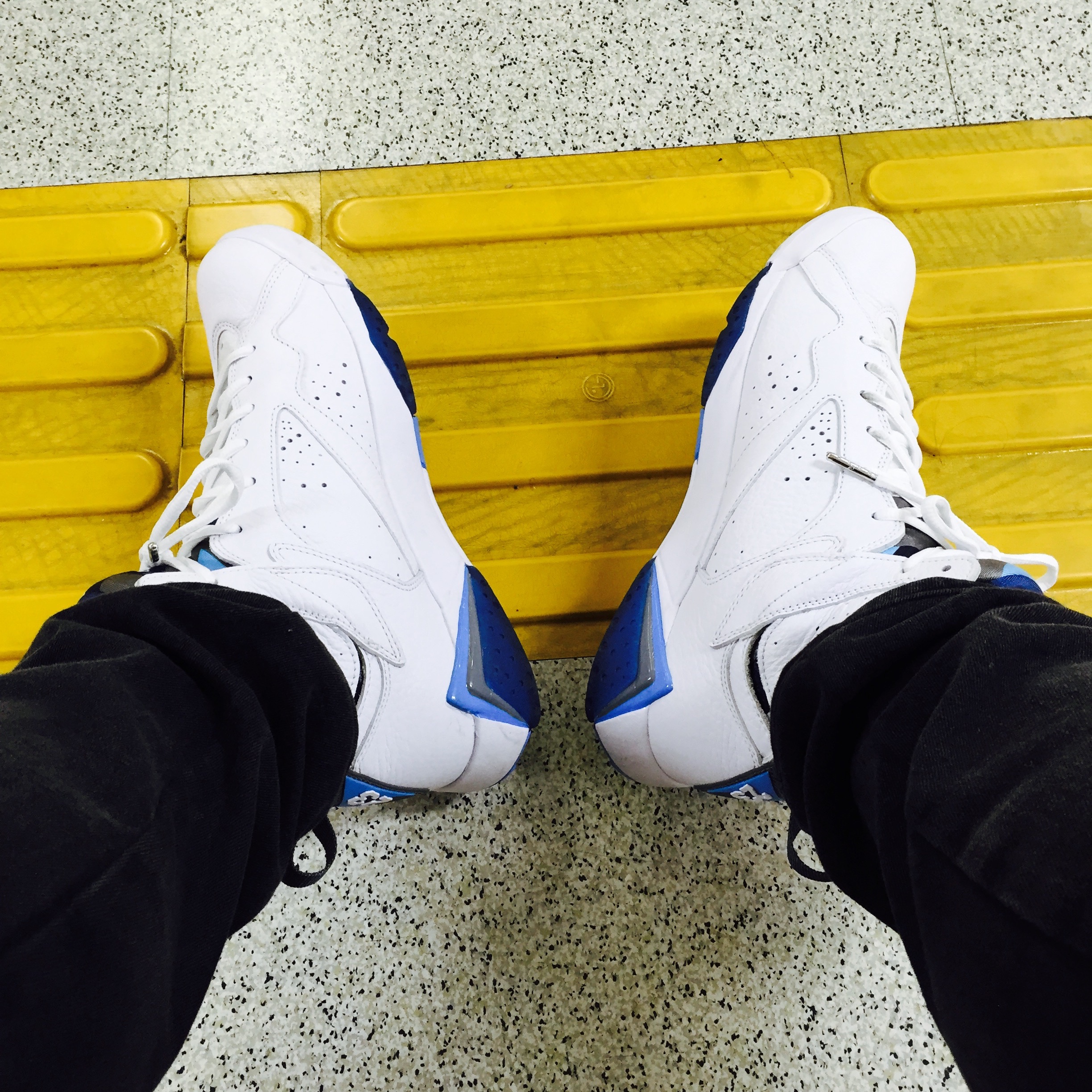 Jordan 7 Retro French Blue 2015 착용 스타일