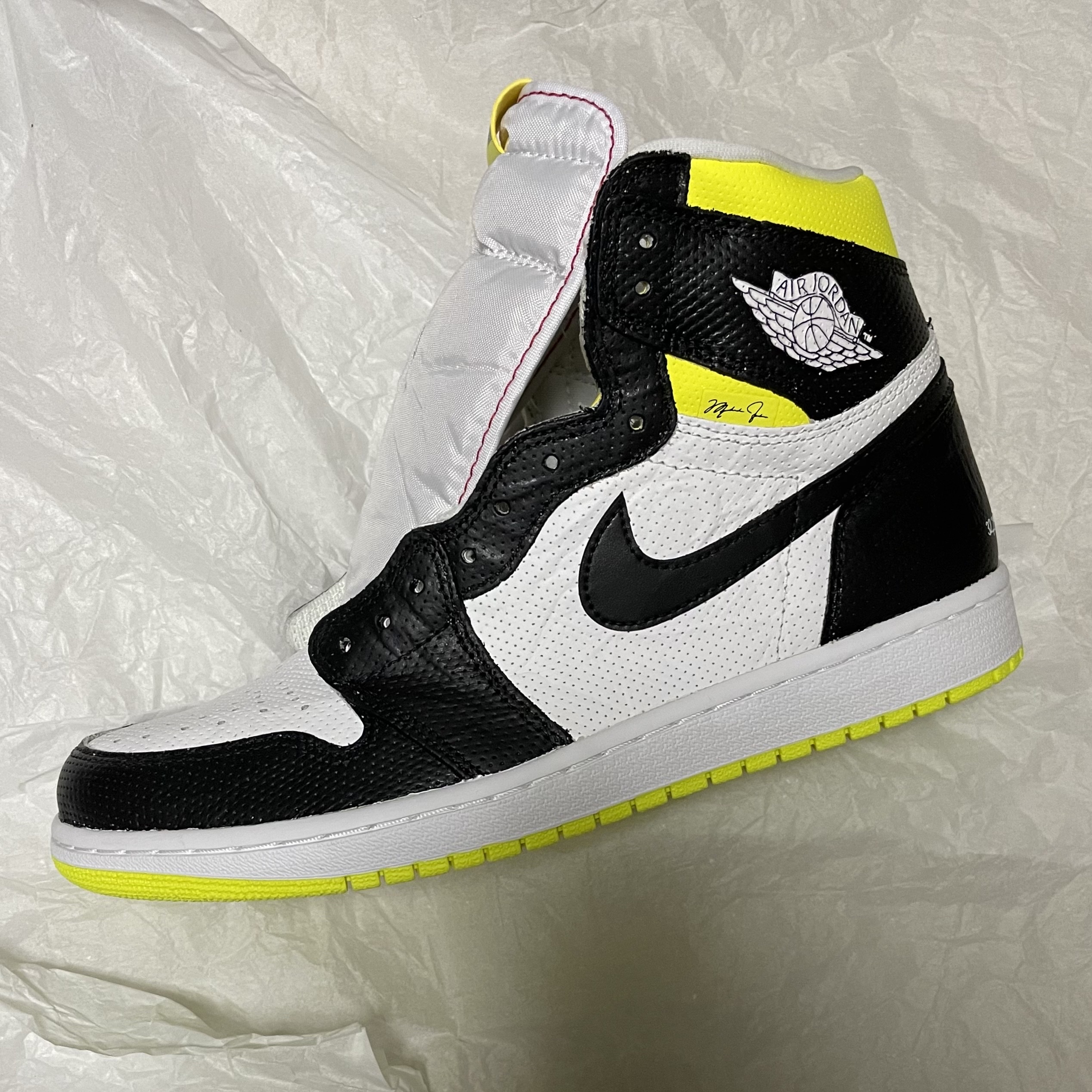 Jordan 1 Retro High OG First Class Flight, (GS) Jordan 1 Retro High OG First Class Flight 착용 스타일 - 1