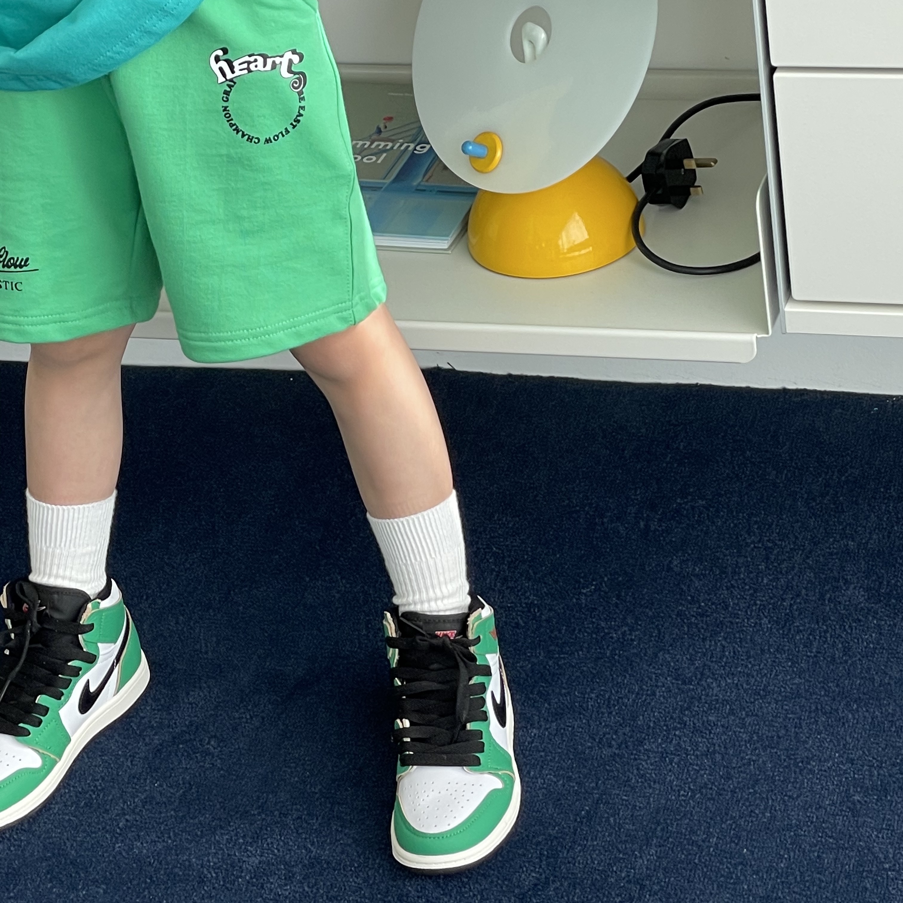 (PS) Jordan 1 Retro High OG Lucky Green 착용 스타일 - 2