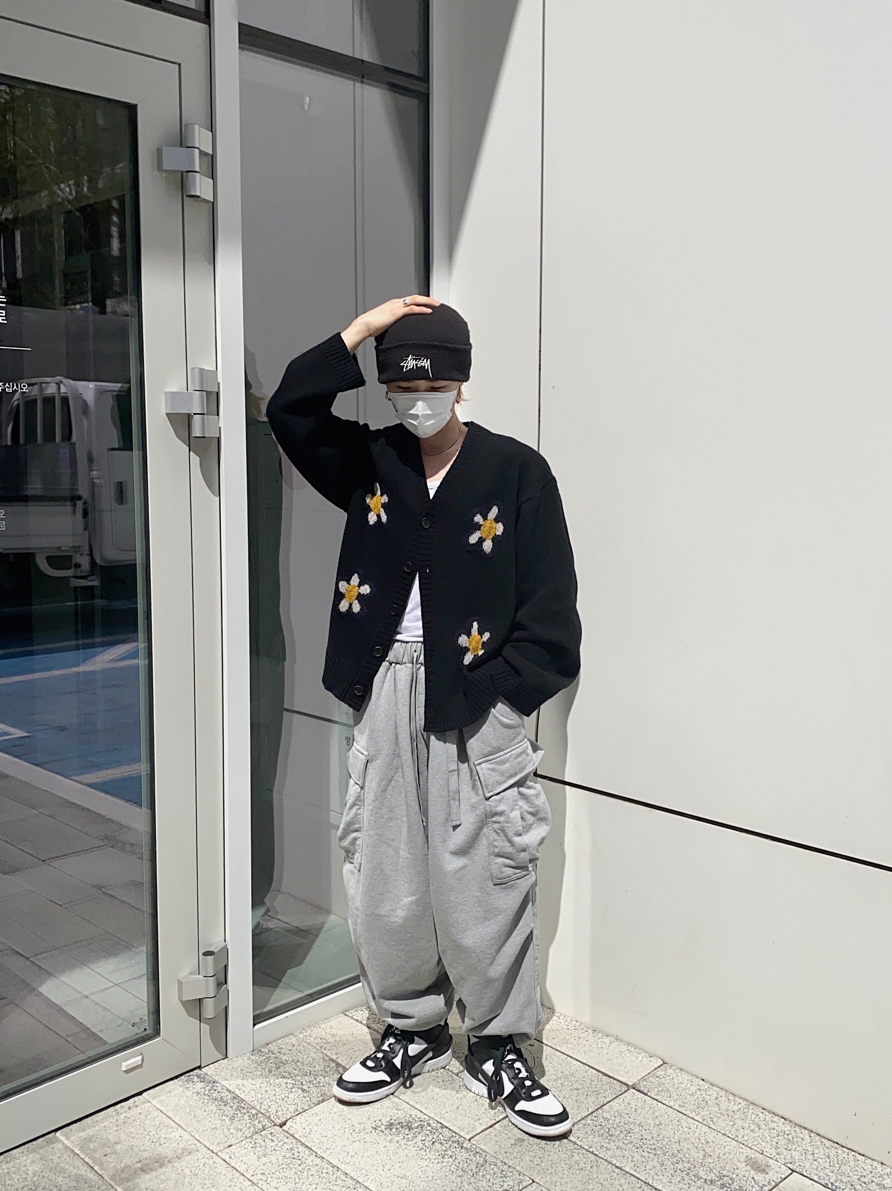 Nike x Ambush Dunk High Black 착용 스타일 - 4
