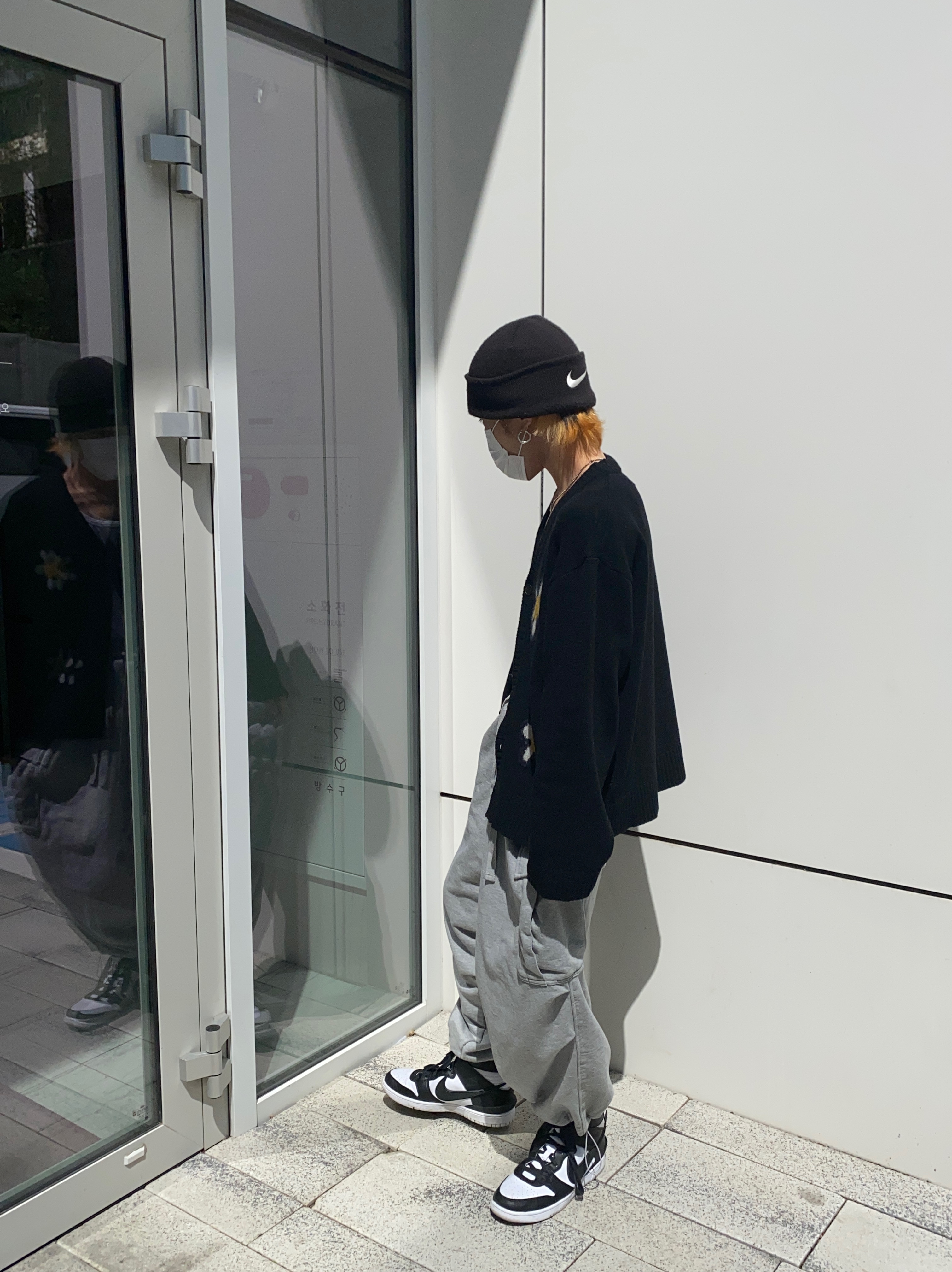 Nike x Ambush Dunk High Black 착용 스타일 - 2