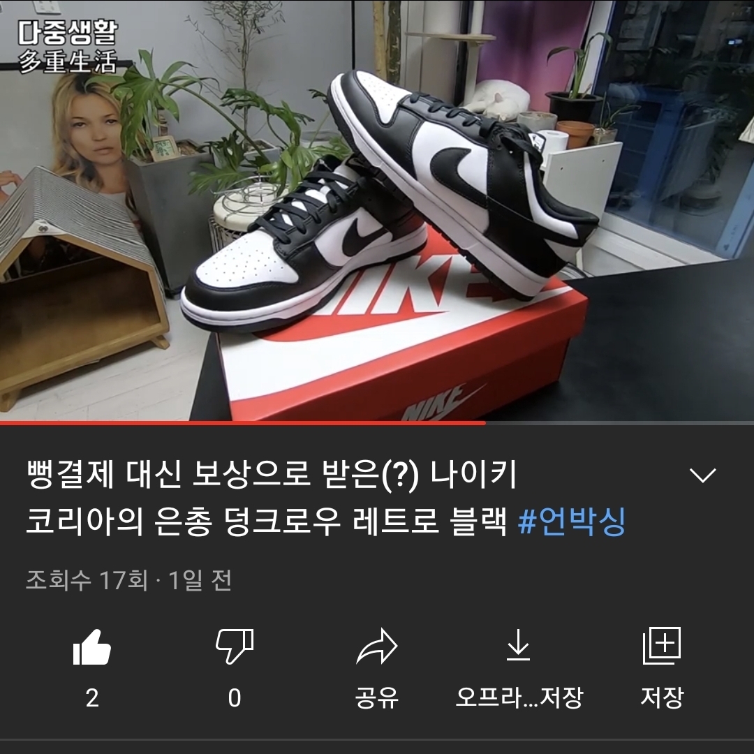 Nike Dunk Low Retro Black 착용 스타일