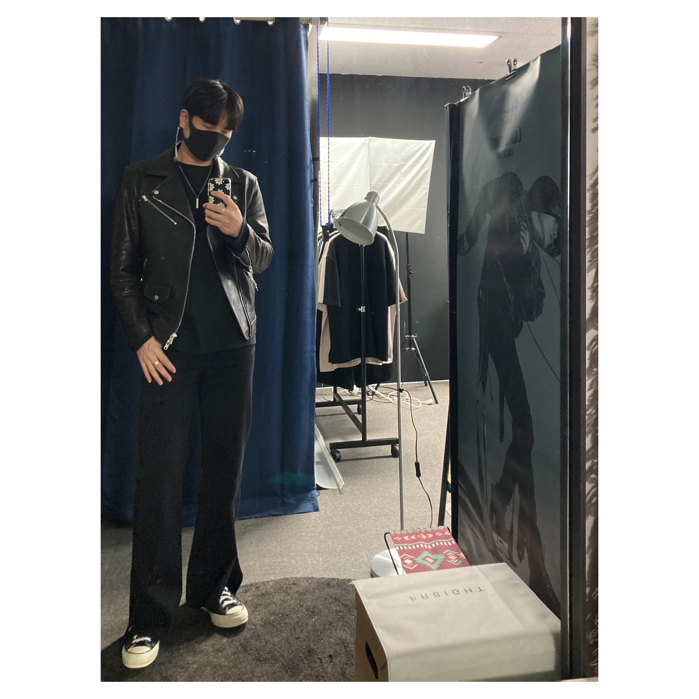 Converse Chuck 70 Ox Black - Standard 착용 스타일