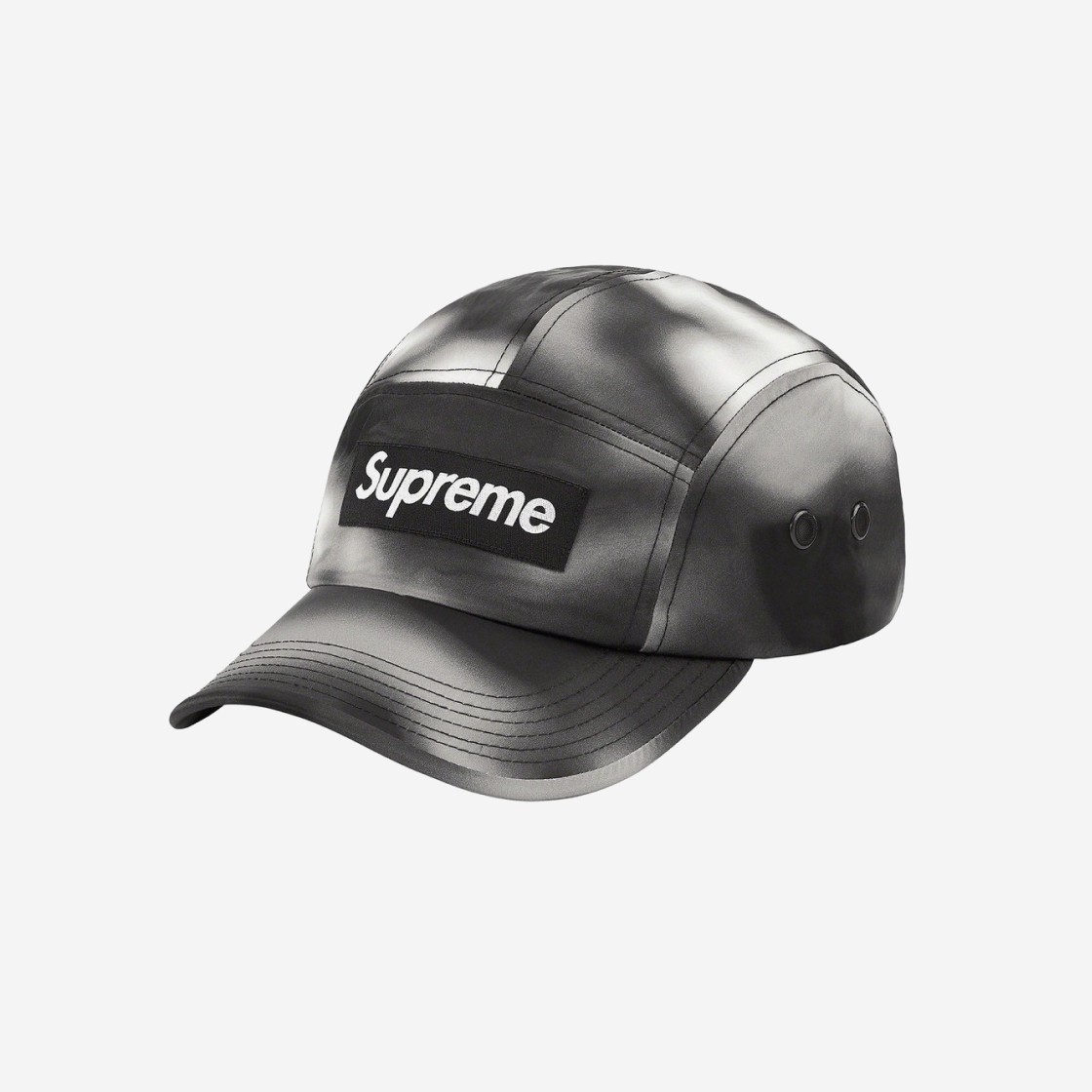 Supreme Washed Satin Camo Camp Cap Snow Camo - 21SS 상세 이미지 1