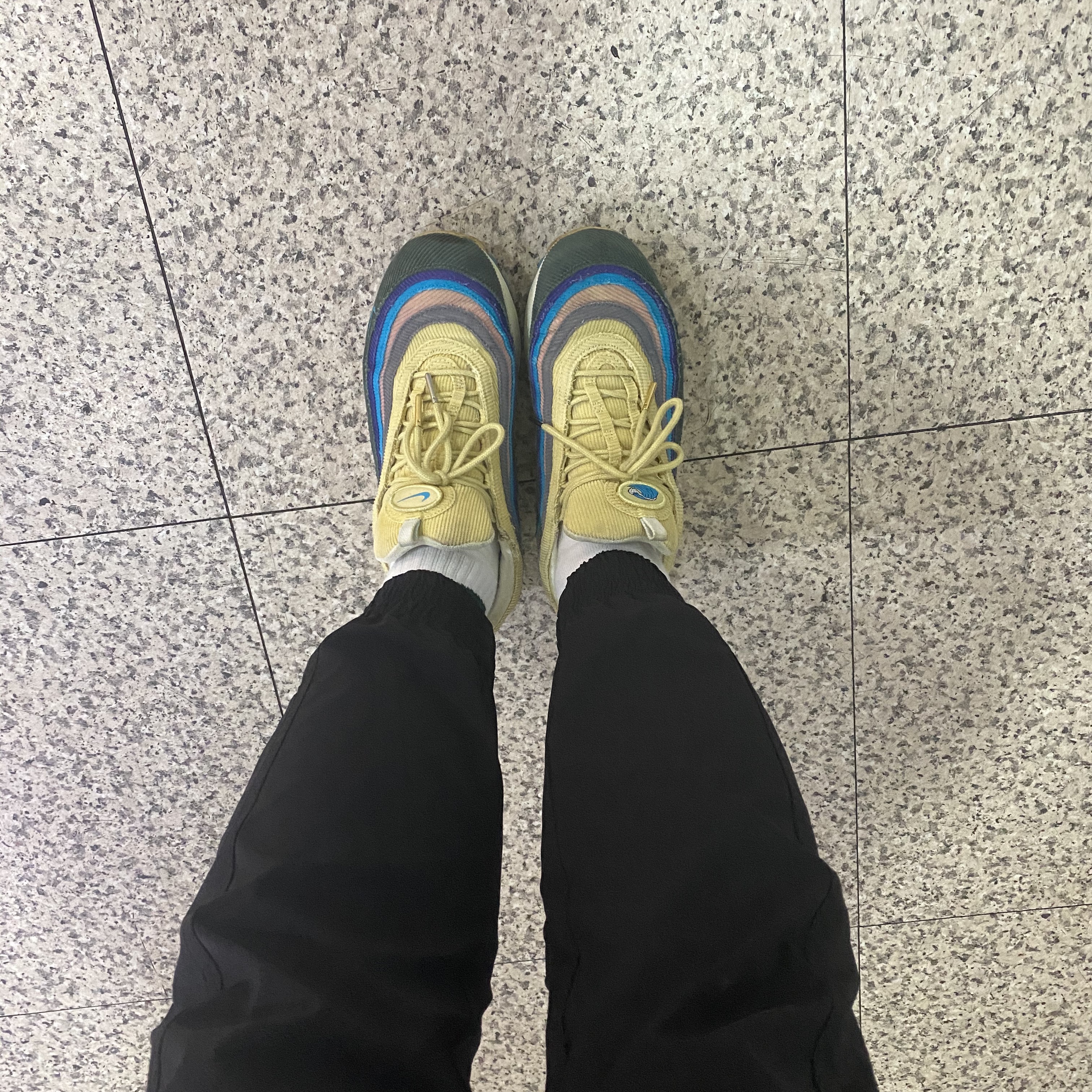 Jordan 1 Retro High OG Hyper Royal, Nike x Sean Wotherspoon Air Max 1/97 착용 스타일 - 2