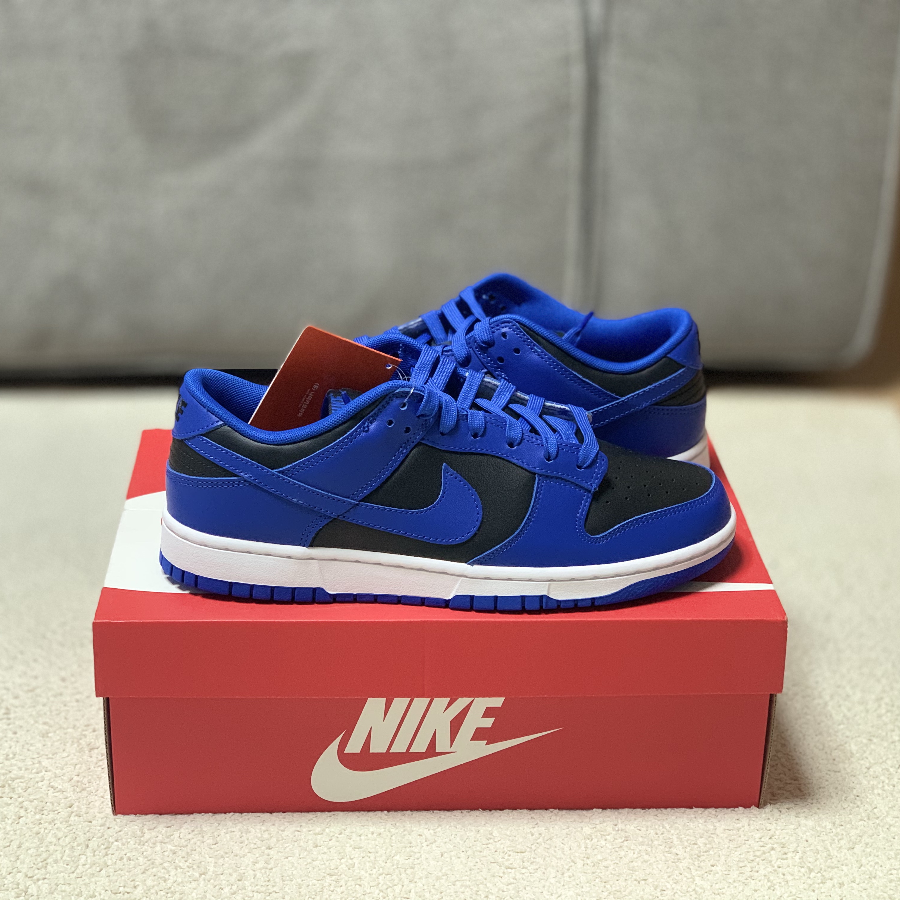 Nike Dunk Low Retro Hyper Cobalt 착용 스타일