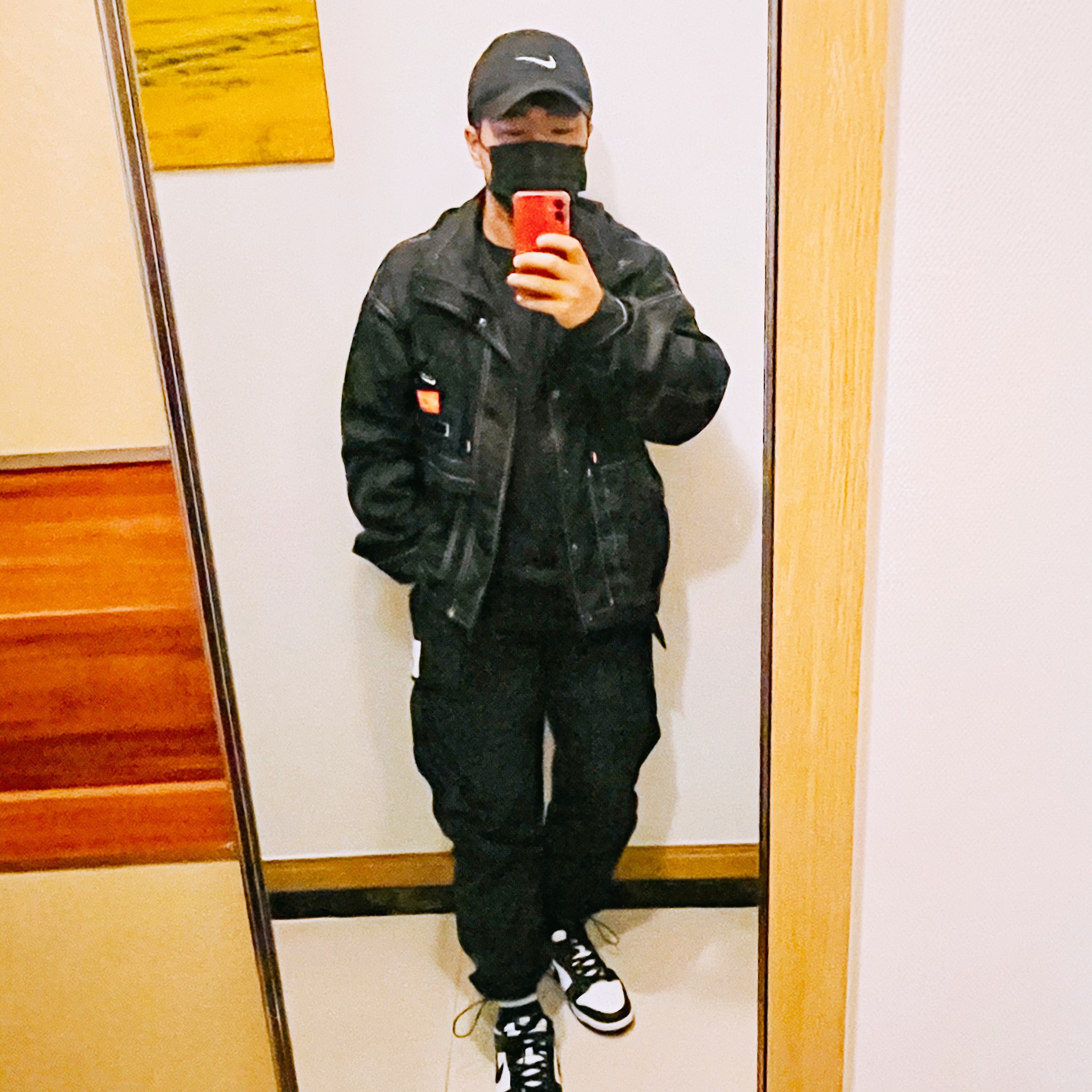 Nike Dunk Low Retro Black 착용 스타일