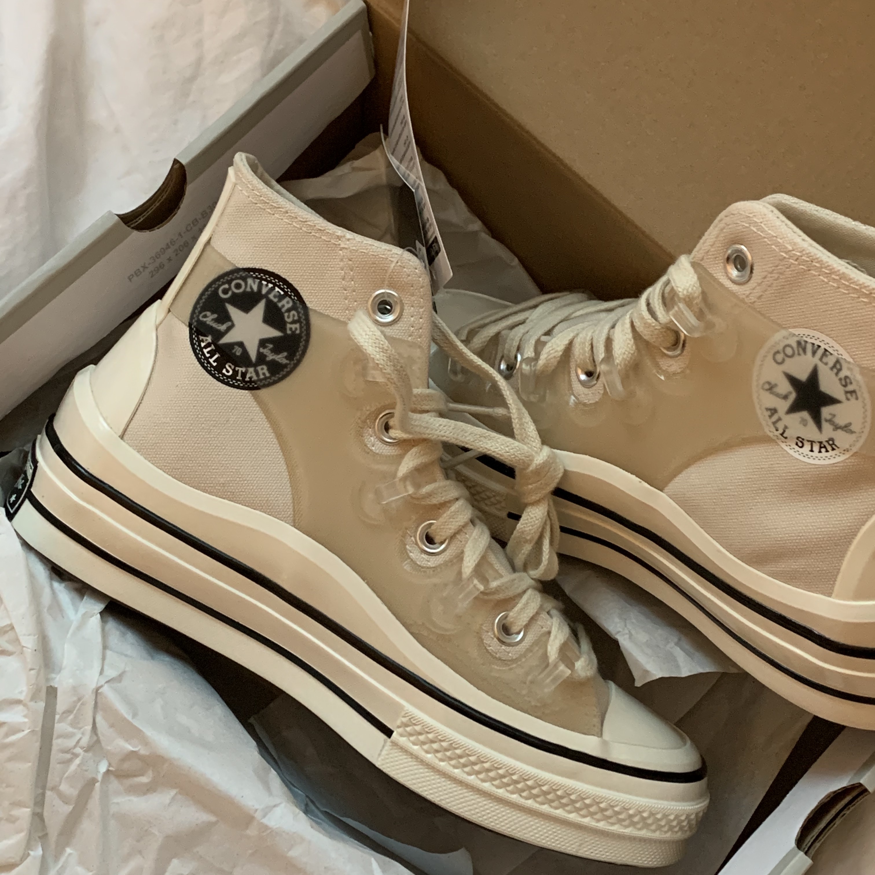 Converse x Kim Jones Chuck 70 Utility Wave High Natural Ivory 착용 스타일