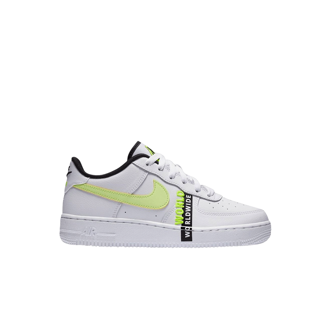 CN8536-100 (GS) Nike Air Force 1 LV8 Worldwide Pack White Barely Volt