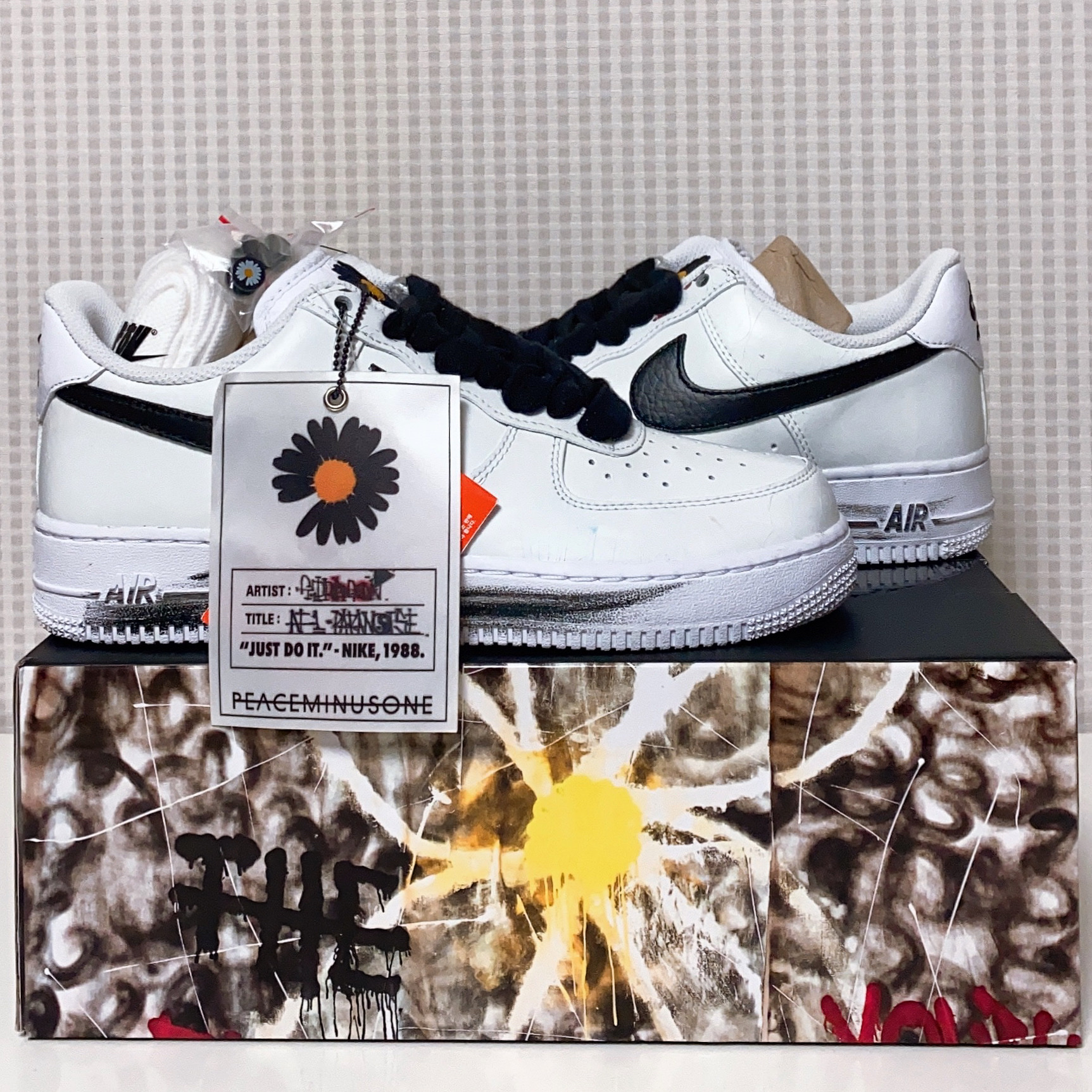 Nike x Peaceminusone Air Force 1 Low Para-Noise 2.0 착용 스타일