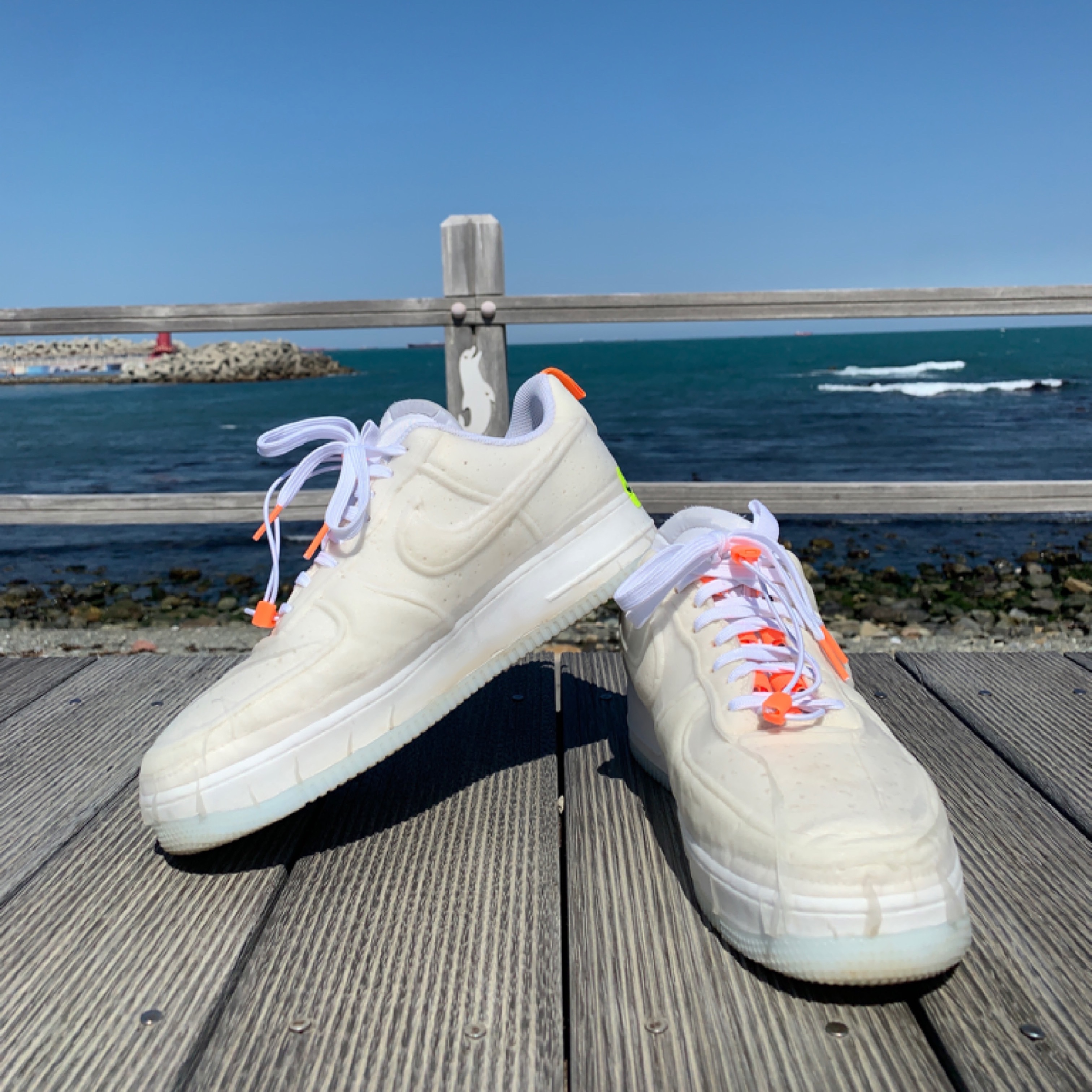 Nike Air Force 1 Experimental Sail 착용 스타일 - 2
