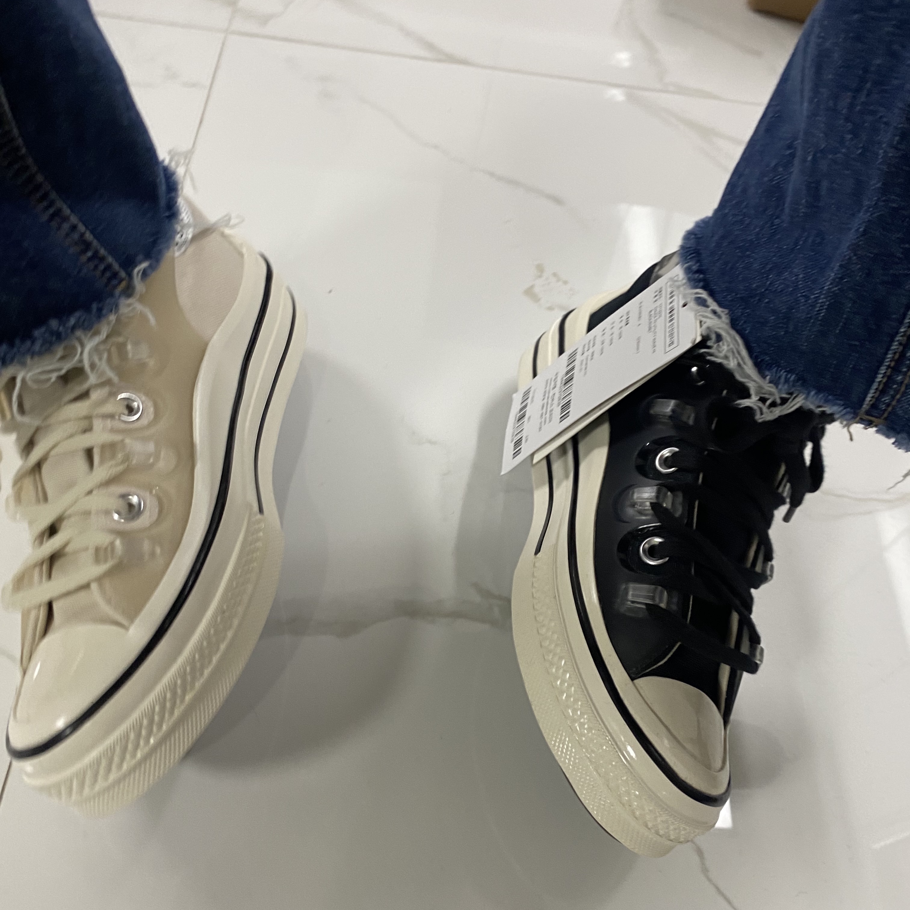 Converse x Kim Jones Chuck 70 Utility Wave High Natural Ivory 착용 스타일 - 2