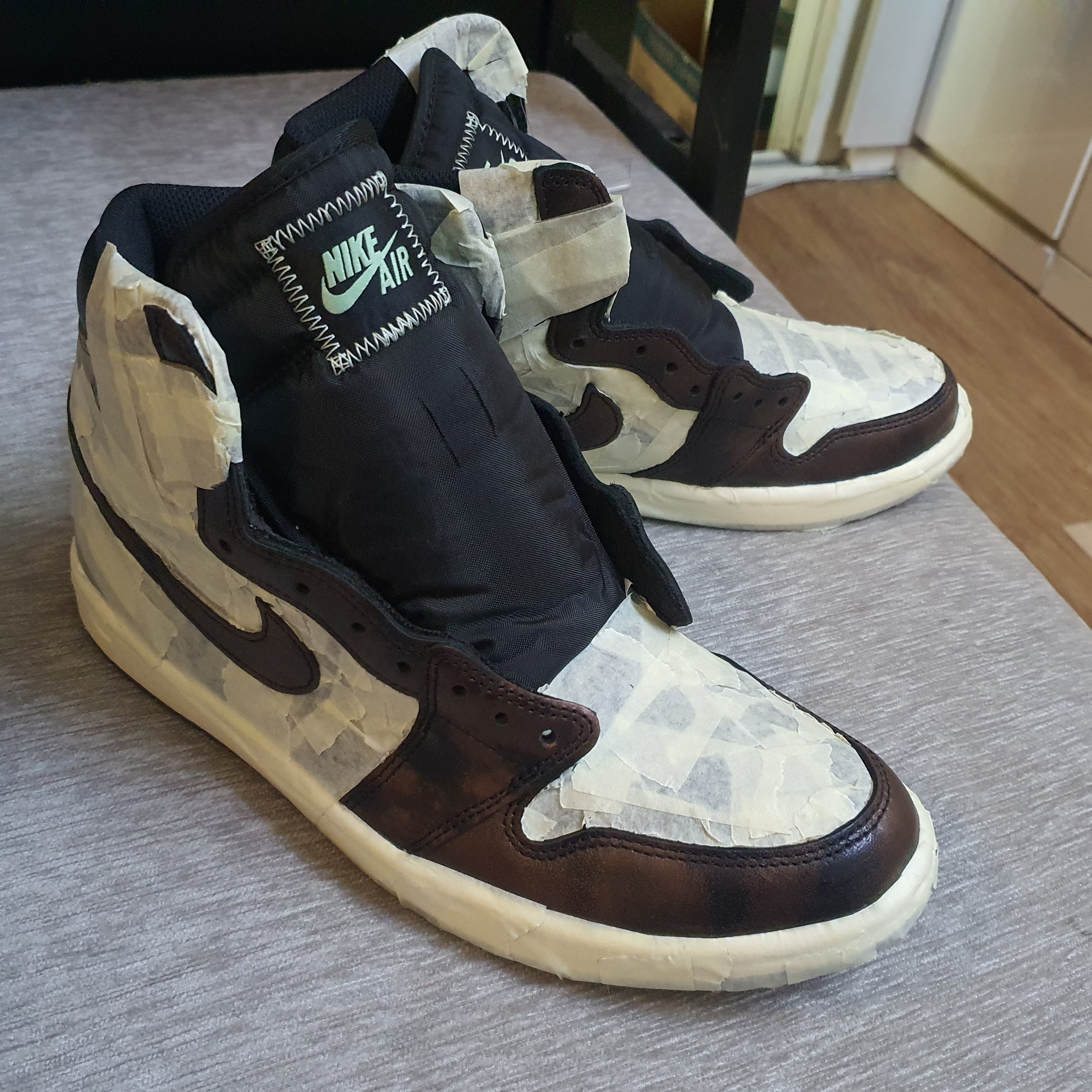 Jordan 1 Retro High OG Rust Shadow, Jordan 1 Retro High OG Shadow 2.0 착용 스타일 - 3