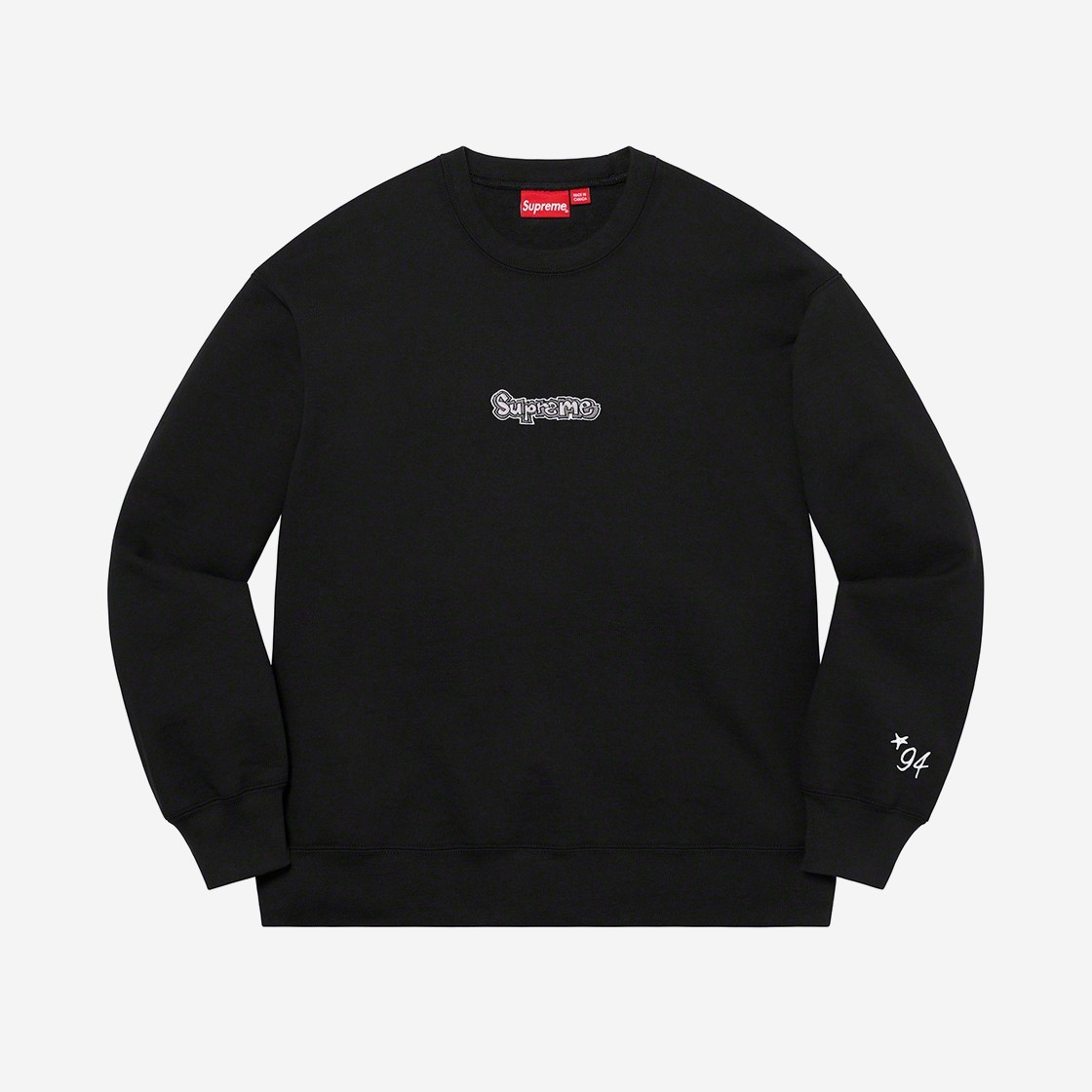 Supreme Gonz Logo Crewneck Black - 21SS 상세 이미지 1