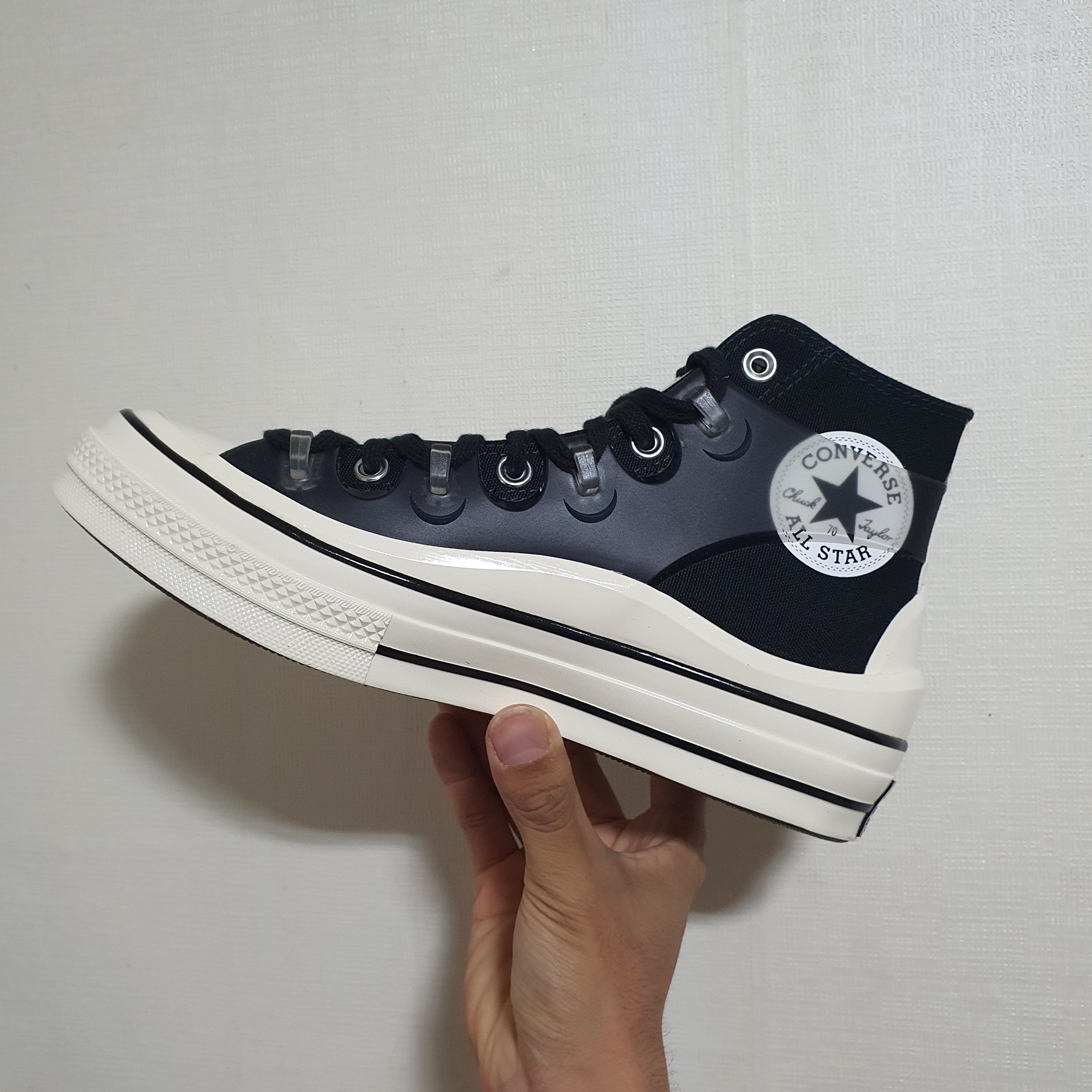 Converse x Kim Jones Chuck 70 Utility Wave High Black 착용 스타일 - 1