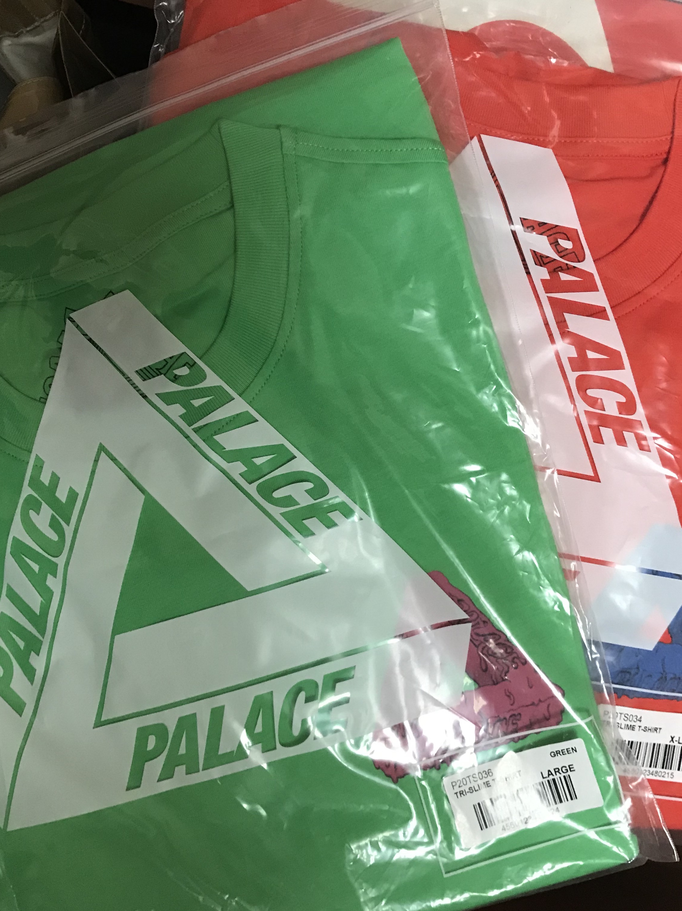 Palace Tri-Slime T-Shirt Red - 21SS, Palace Tri-Slime T-Shirt Green - 21SS ์ฐฉ์ฉ ์คํ์ผ