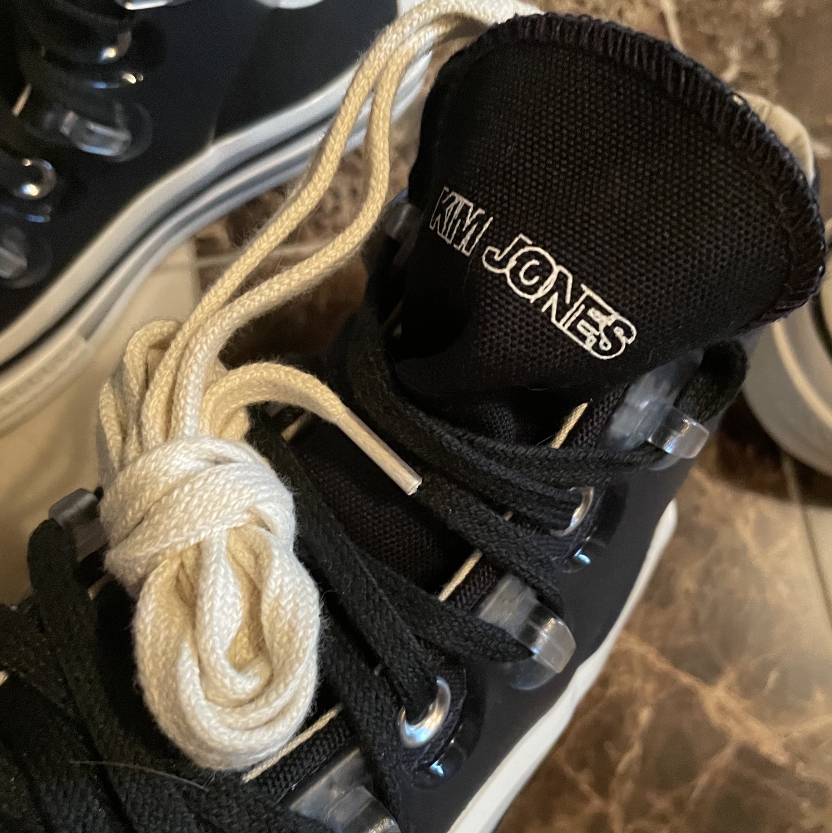 Converse x Kim Jones Chuck 70 Utility Wave High Black, Converse x Kim Jones Chuck 70 Utility Wave High Natural Ivory 착용 스타일 - 3