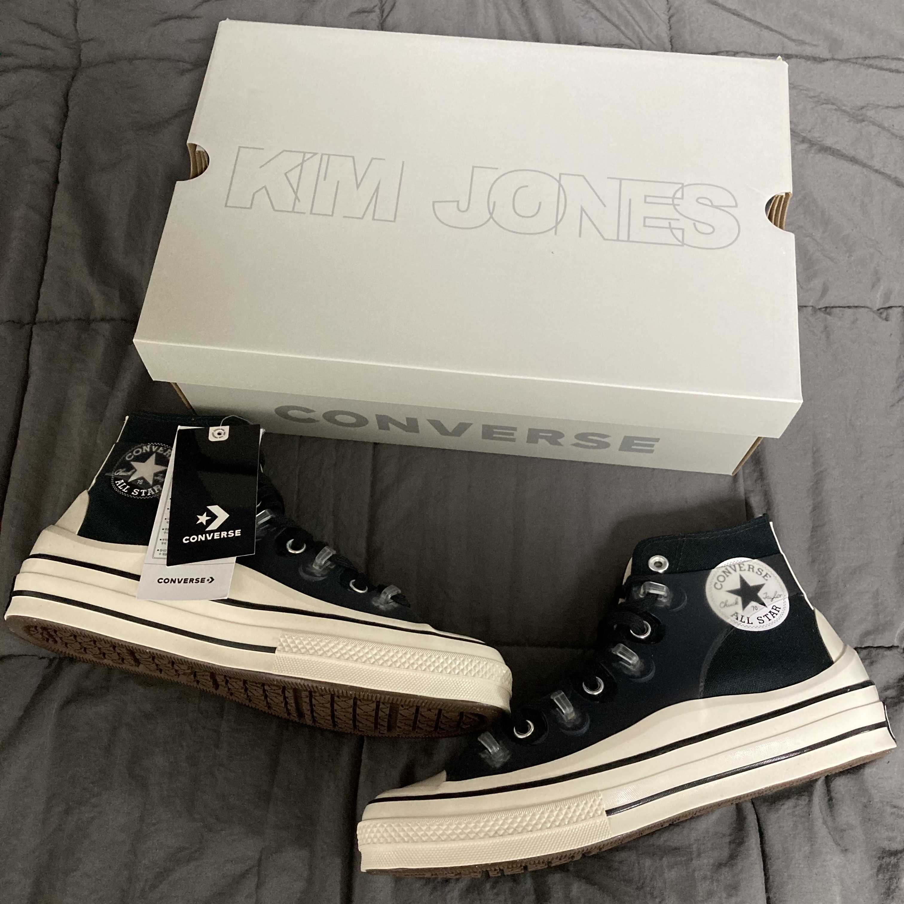 Converse x Kim Jones Chuck 70 Utility Wave High Black 착용 스타일