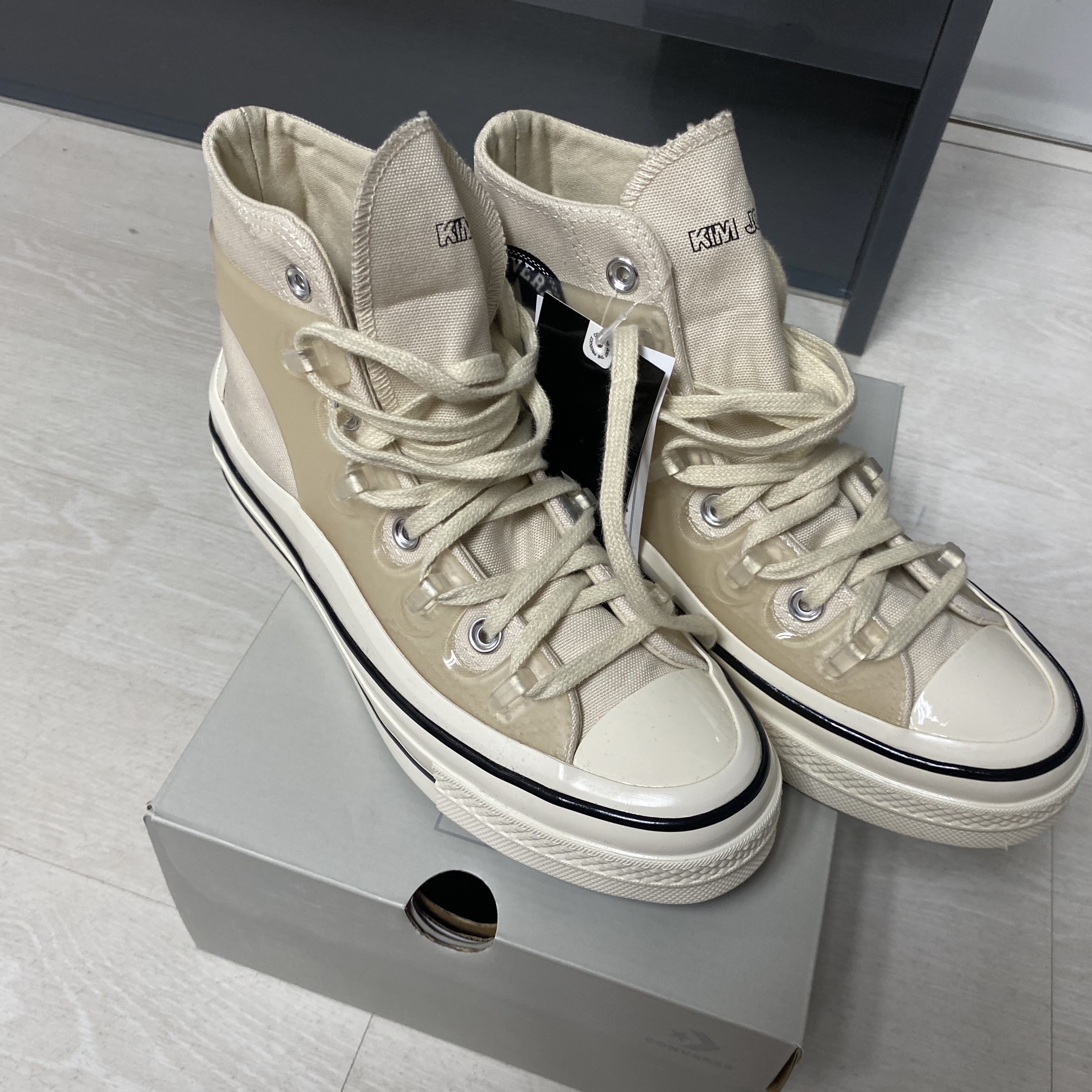 Converse x Kim Jones Chuck 70 Utility Wave High Natural Ivory 착용 스타일 - 4