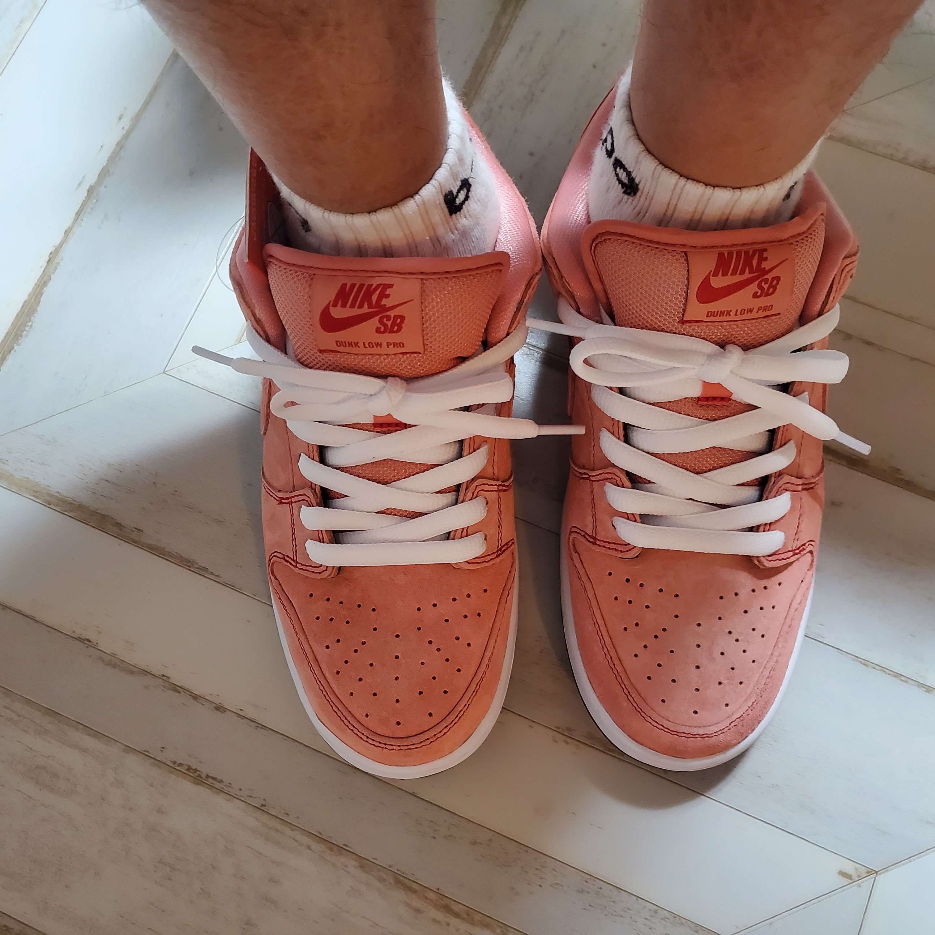 Nike SB Dunk Low Pro Pink Pig 착용 스타일 - 5