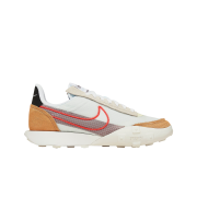 (W) Nike Waffle Racer 2X White Bright Crimson