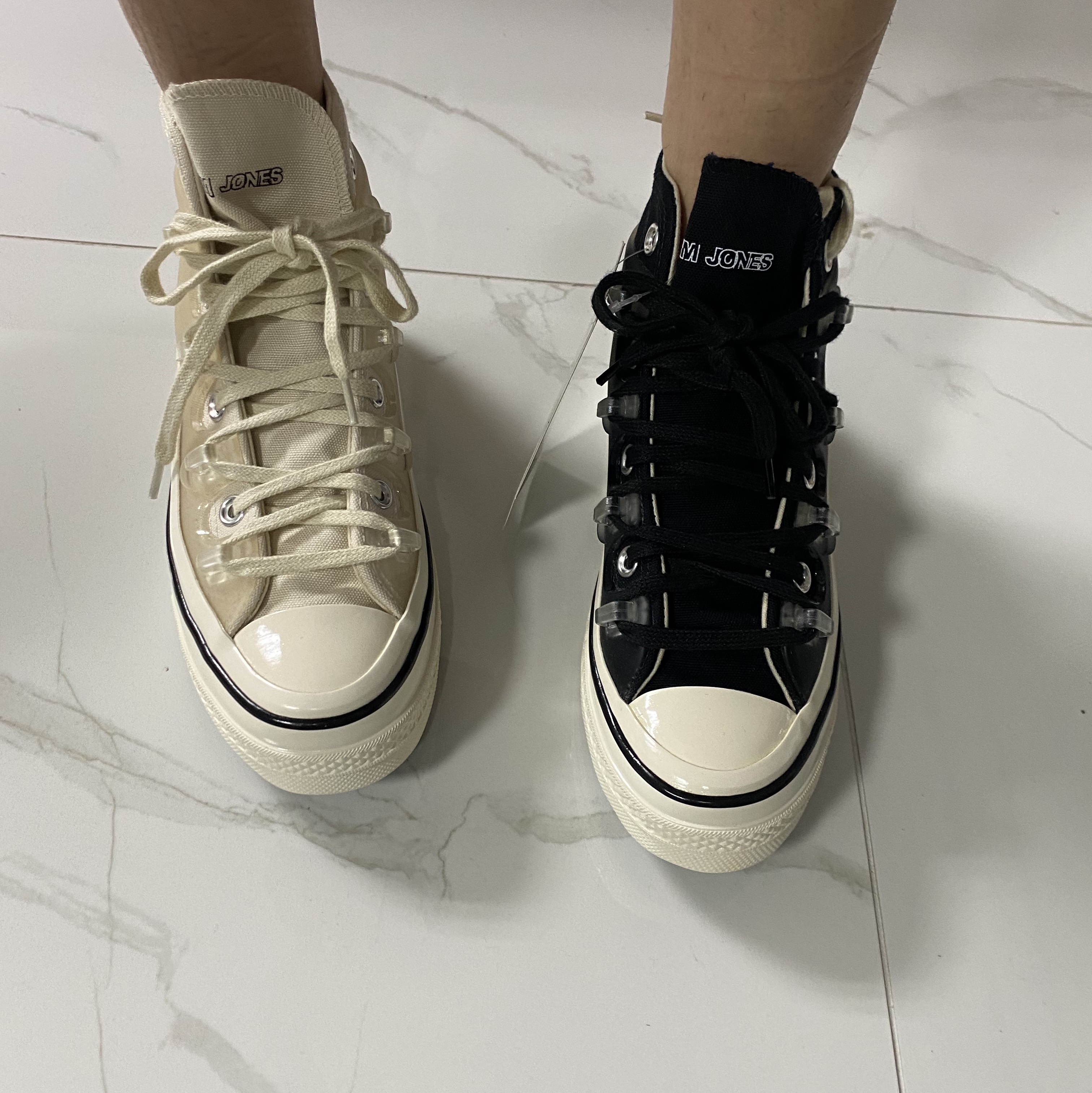 Converse x Kim Jones Chuck 70 Utility Wave High Natural Ivory 착용 스타일 - 1