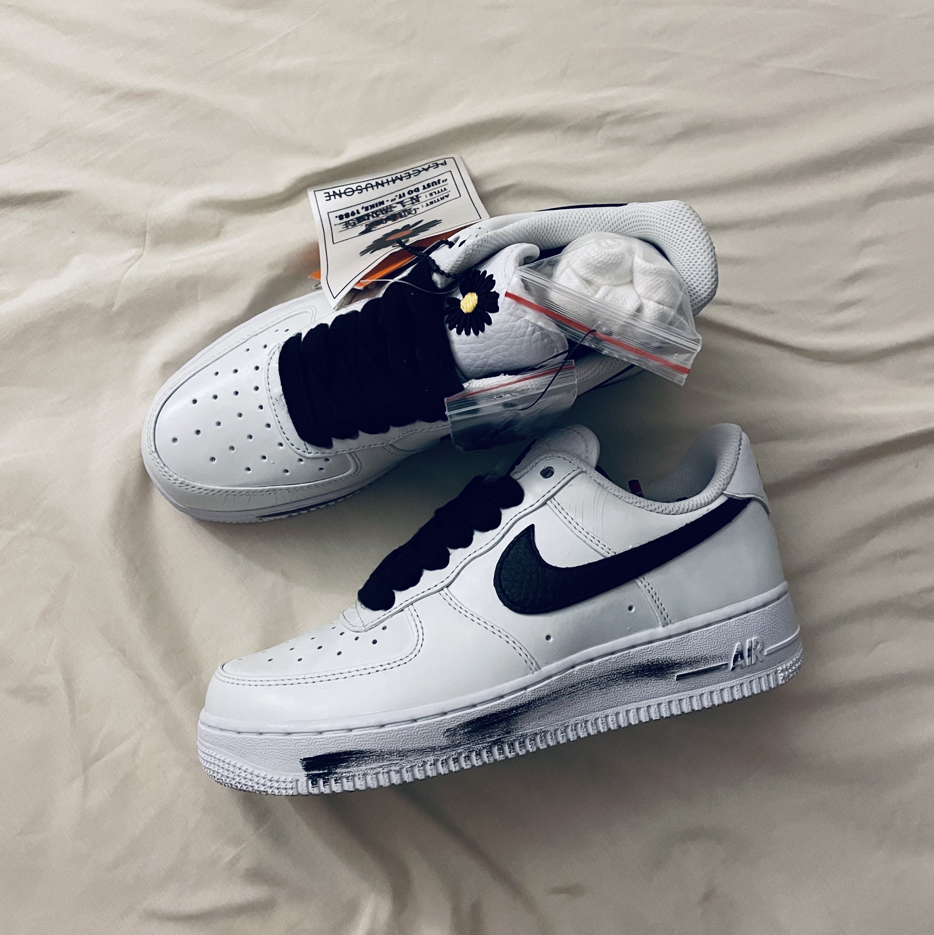 Nike x Peaceminusone Air Force 1 Low Para-Noise 2.0 착용 스타일