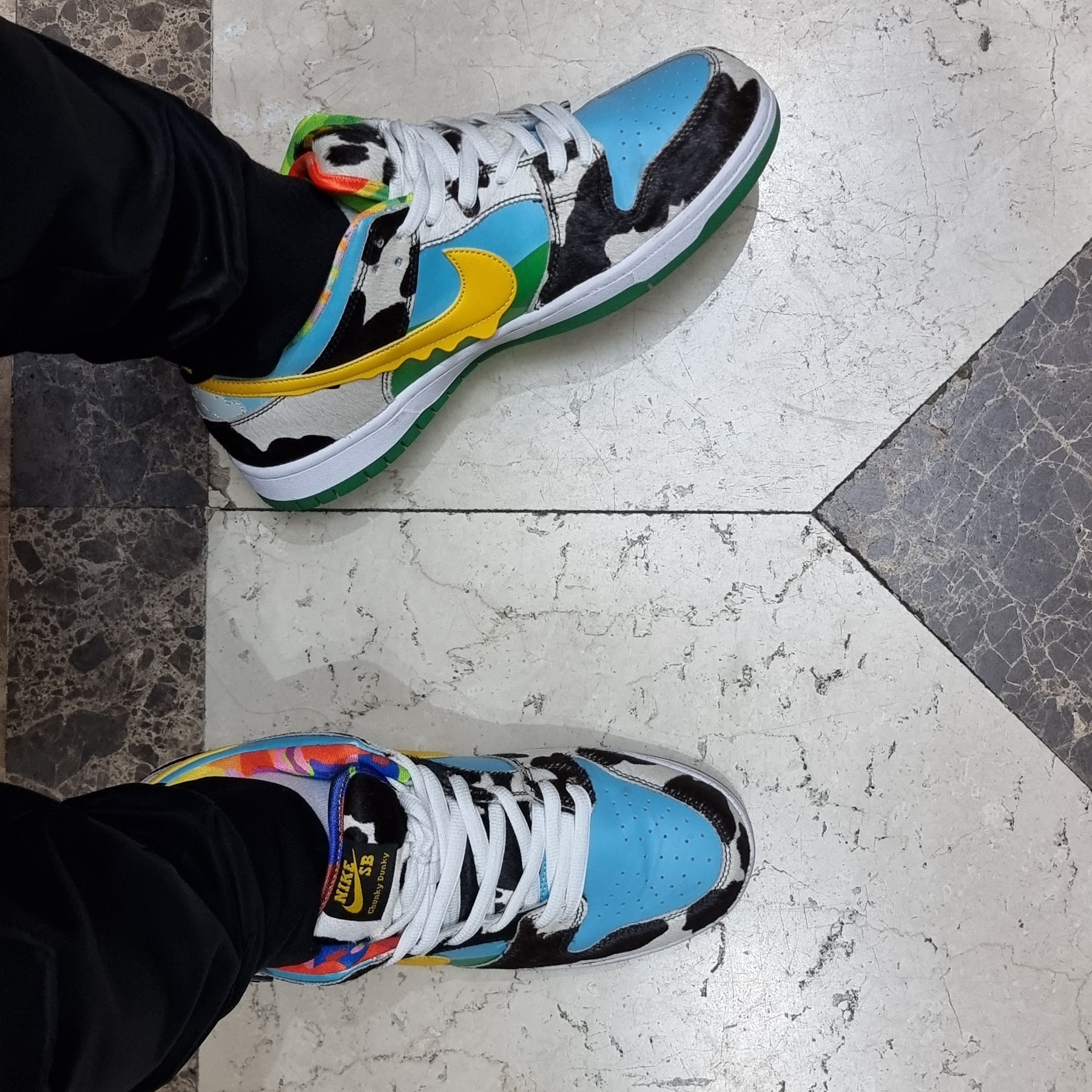 Nike x Ben & Jerry's SB Dunk Low Chunky Dunky 착용 스타일