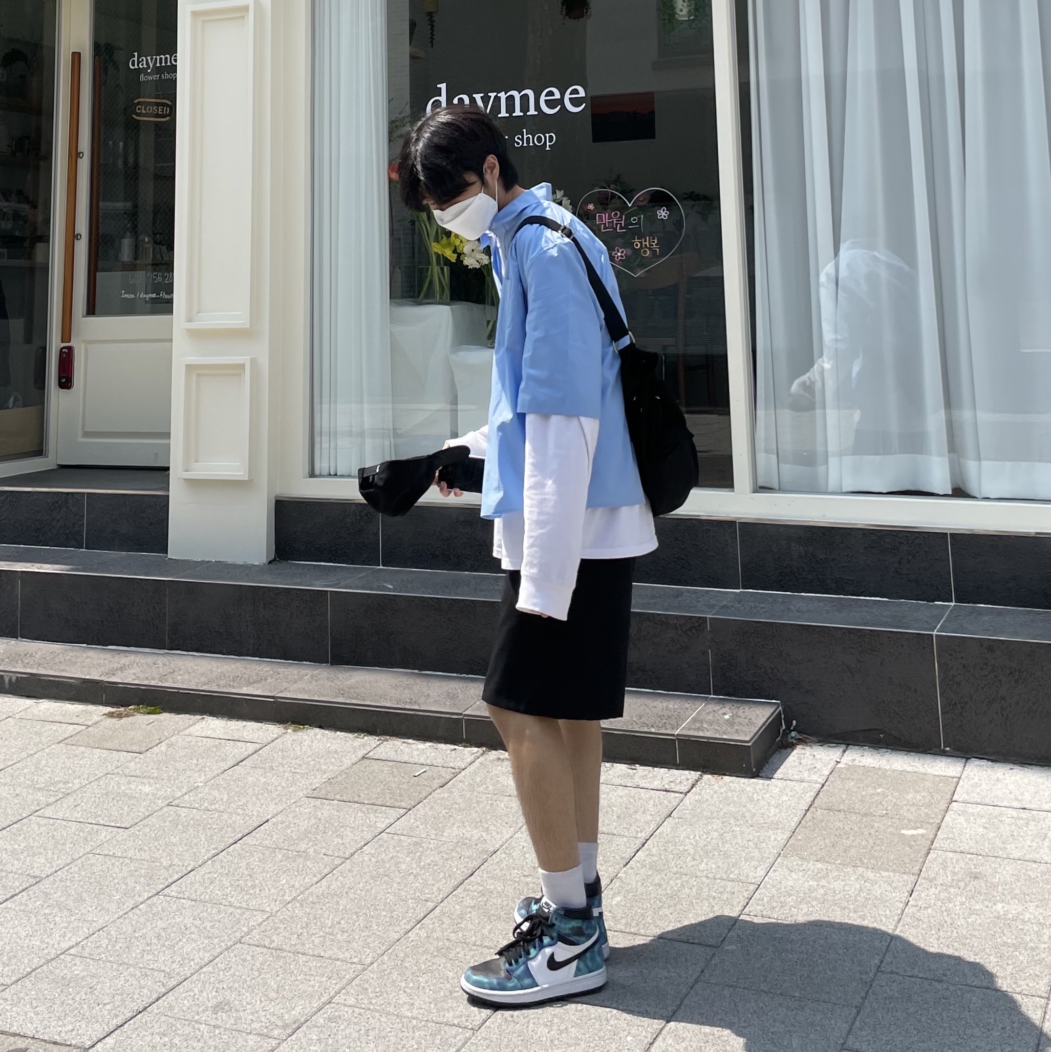 (W) Jordan 1 Retro High Tie-Dye 착용 스타일