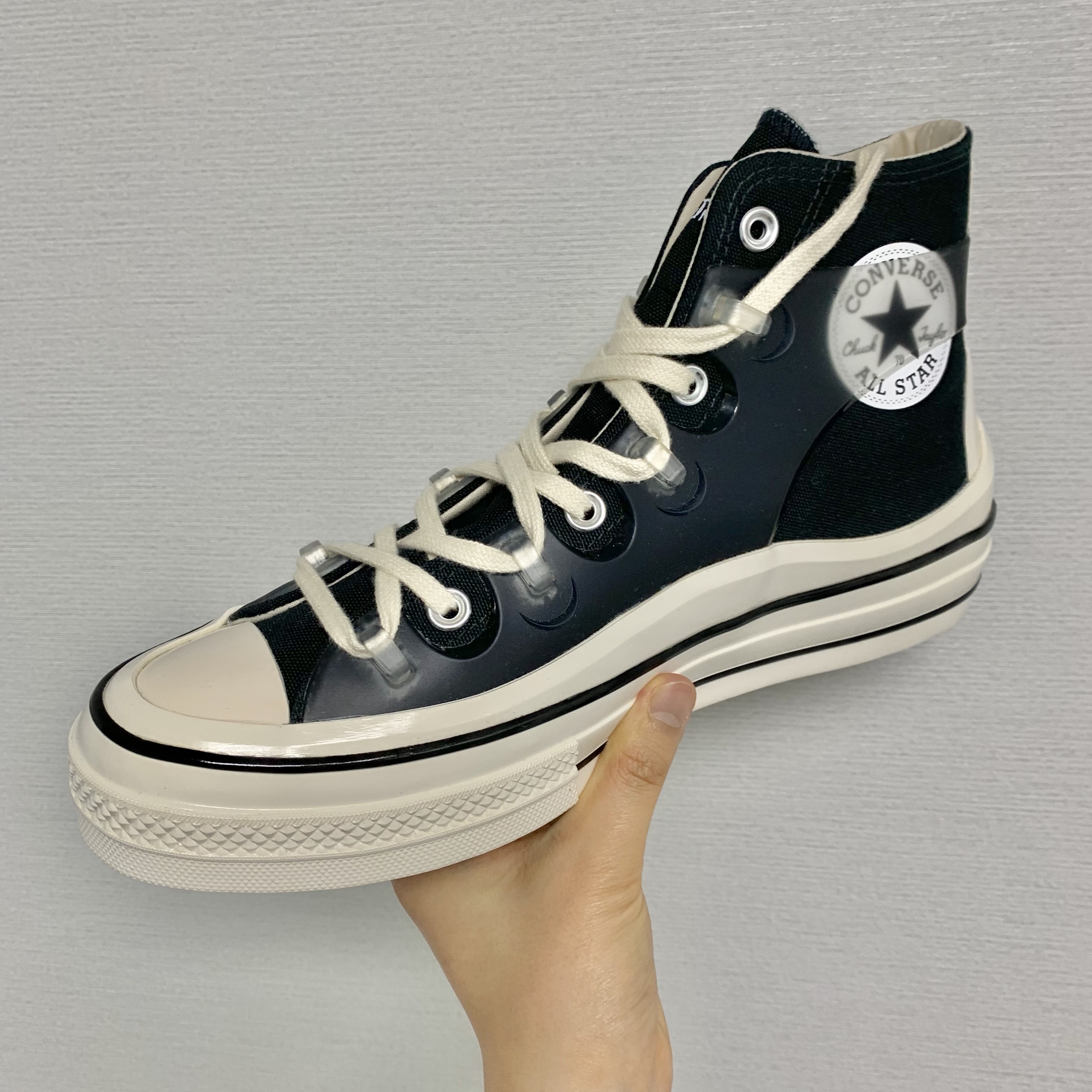 Converse x Kim Jones Chuck 70 Utility Wave High Black 착용 스타일