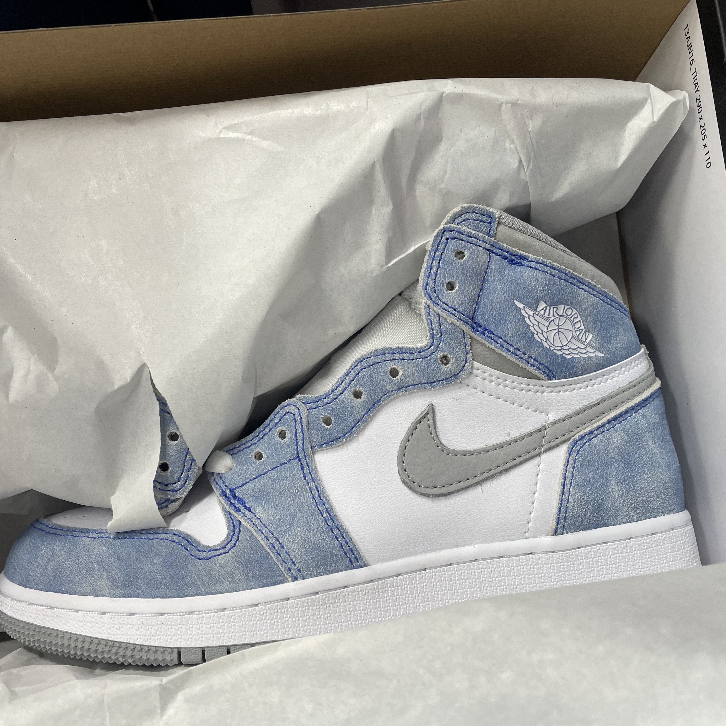 (GS) Jordan 1 Retro High OG Hyper Royal 착용 스타일