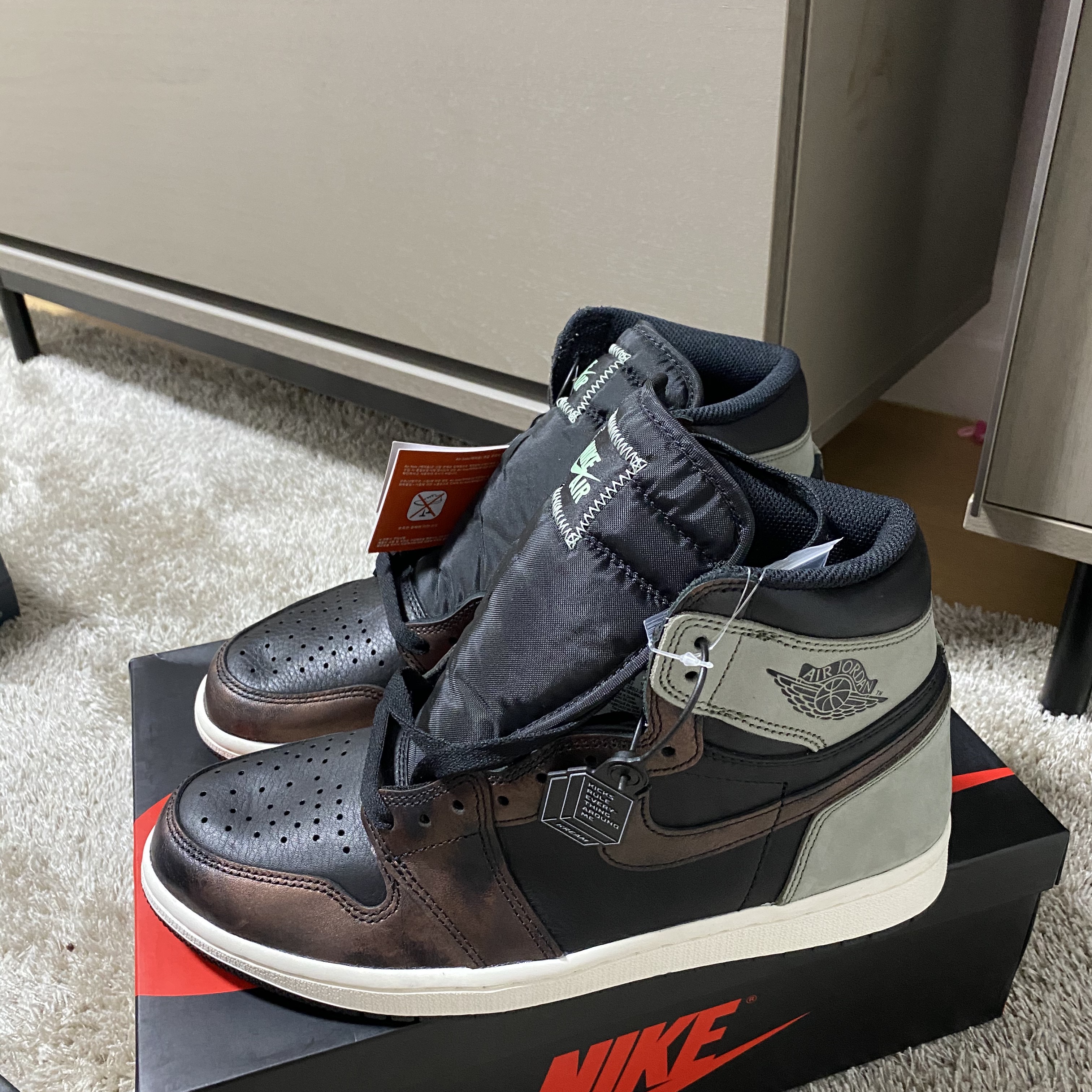 Jordan 1 Retro High OG Rust Shadow 착용 스타일