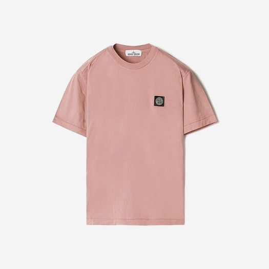 스톤 아일랜드 24113 티셔츠 로즈 핑크 - 21SS