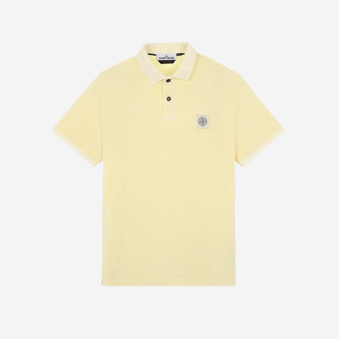 Stone Island 22S67 Pigment Dyed Polo Shirt Lemon - 21SS 상세 이미지 1