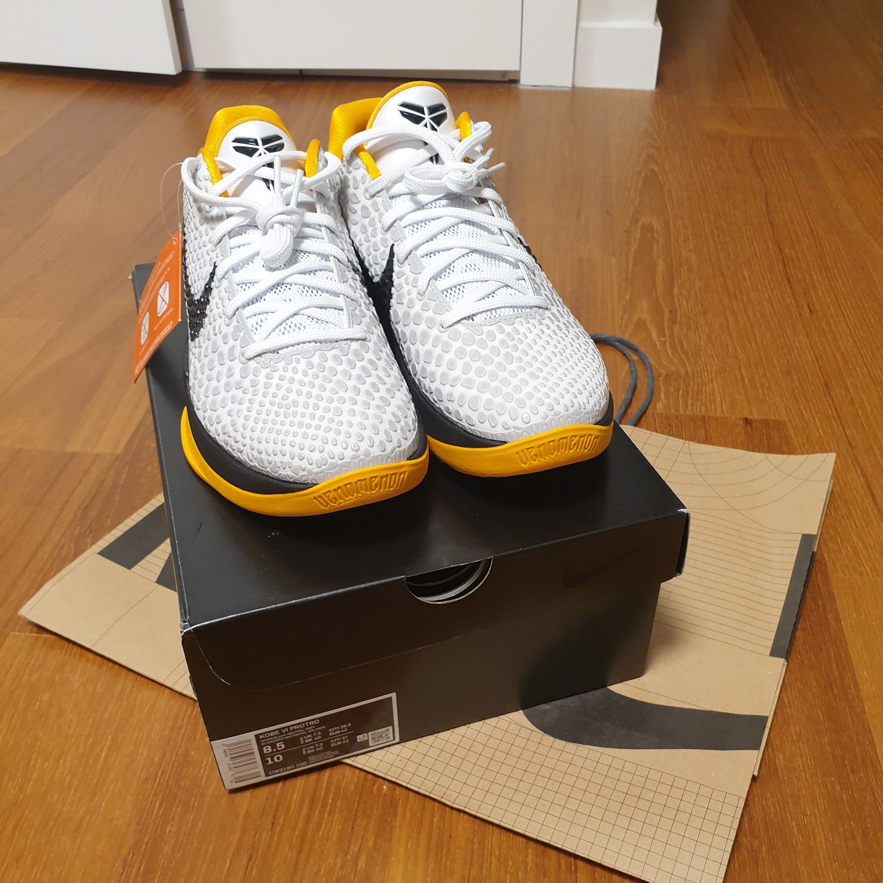 Nike Kobe 6 Protro White Del Sol 착용 스타일 - 2