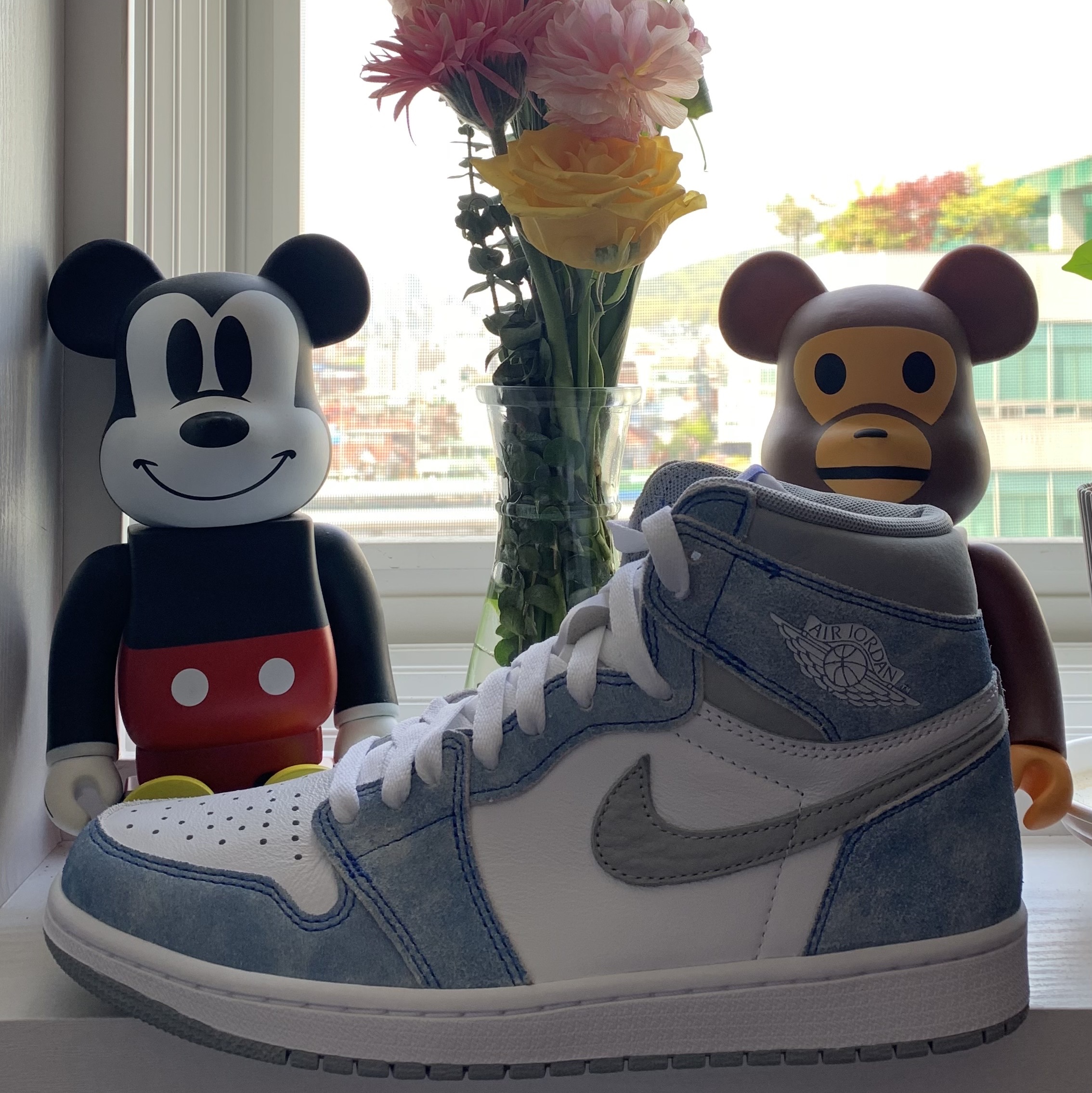 Jordan 1 Retro High OG Hyper Royal, (GS) Jordan 1 Retro High OG Hyper Royal 착용 스타일 - 1