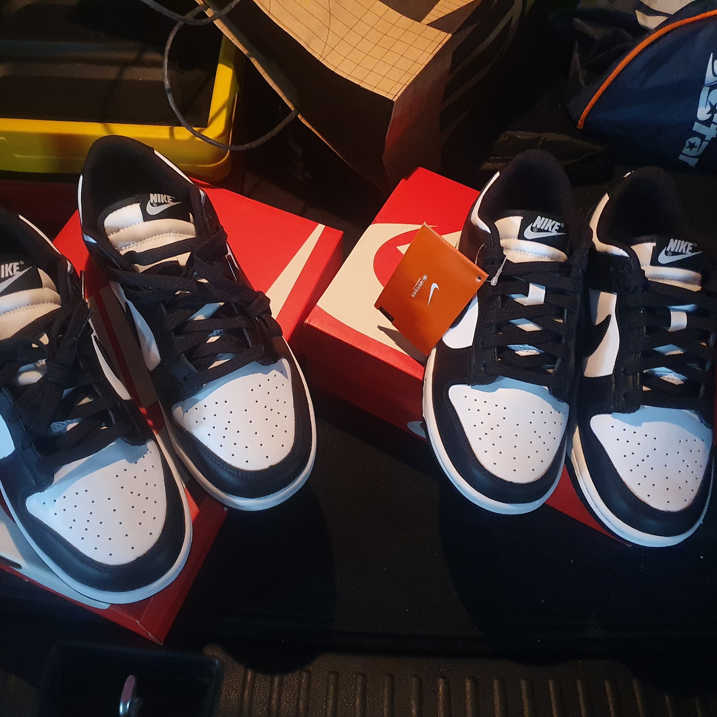 Nike Dunk Low Retro Black, (W) Nike Dunk Low Black 착용 스타일
