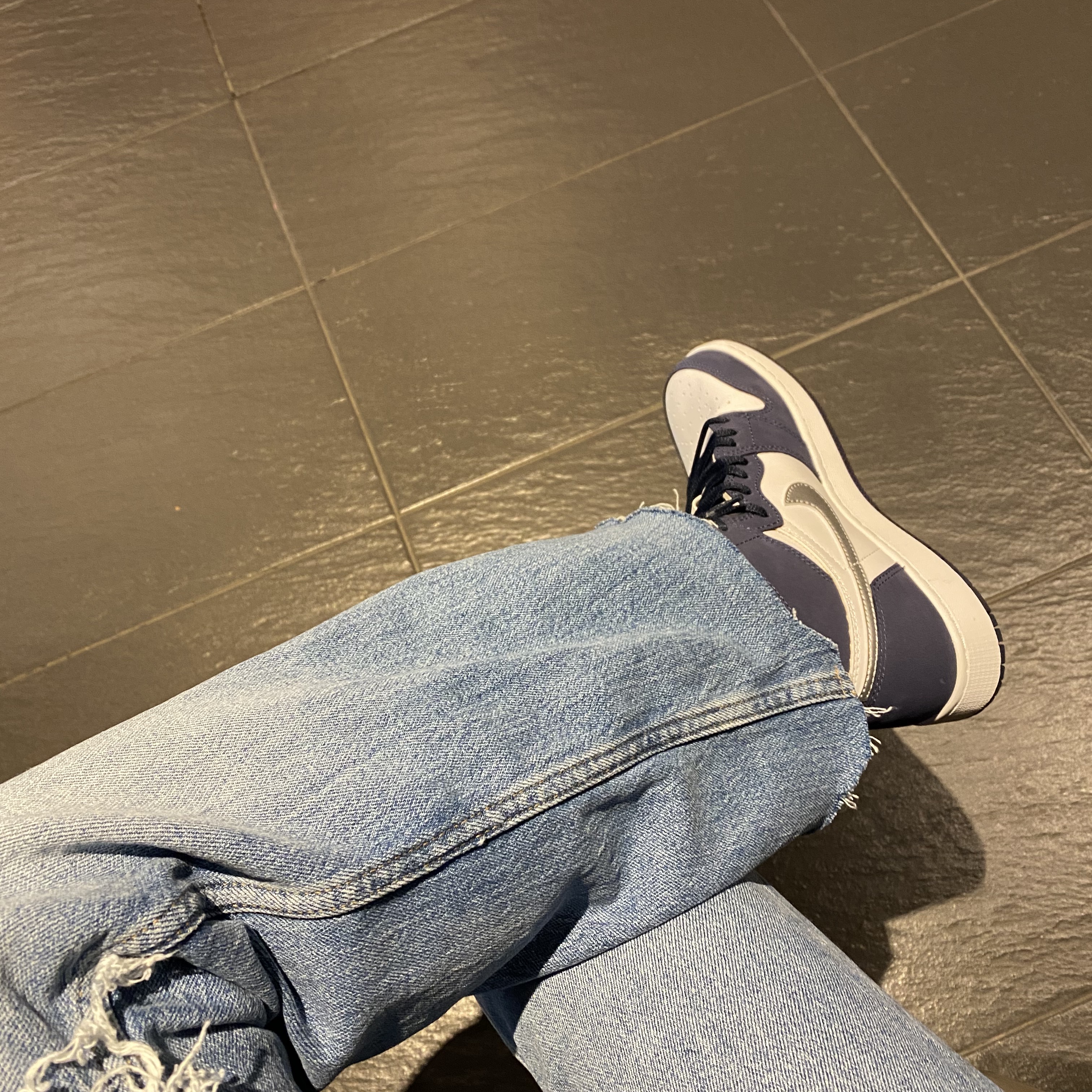 (GS) Jordan 1 Retro High OG CO.JP Midnight Navy 착용 스타일 - 1