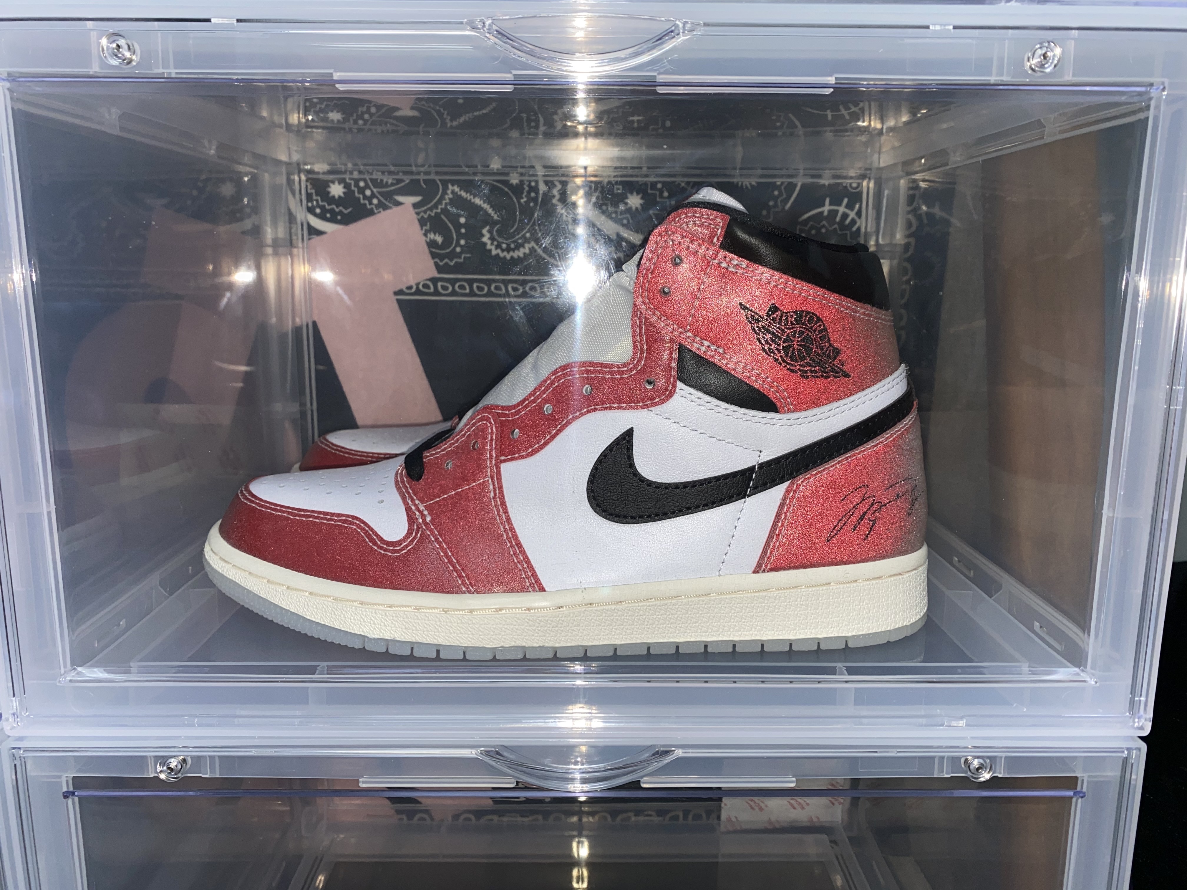 Jordan 1 x Trophy Room Retro High OG SP Chicago 착용 스타일 - 3